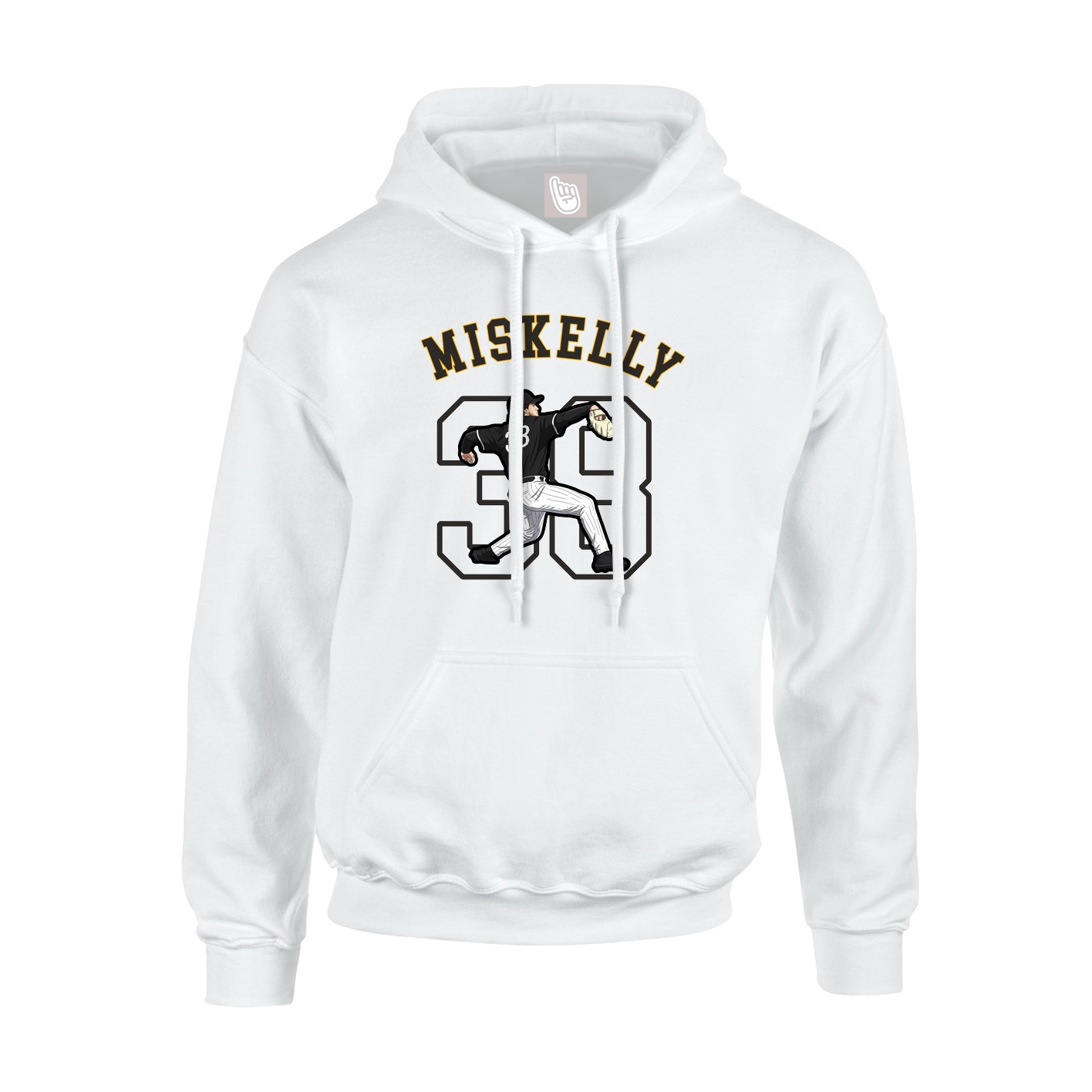 Hoodie — Shirsey Arch in White