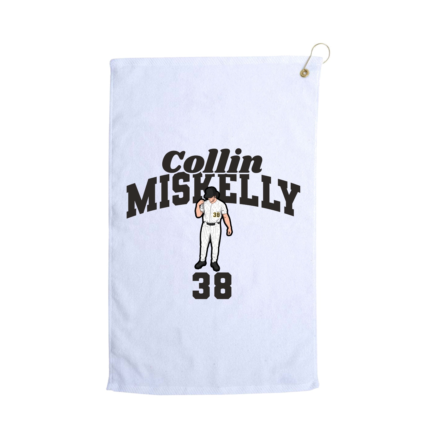Golf Towel — Signature Arch in White