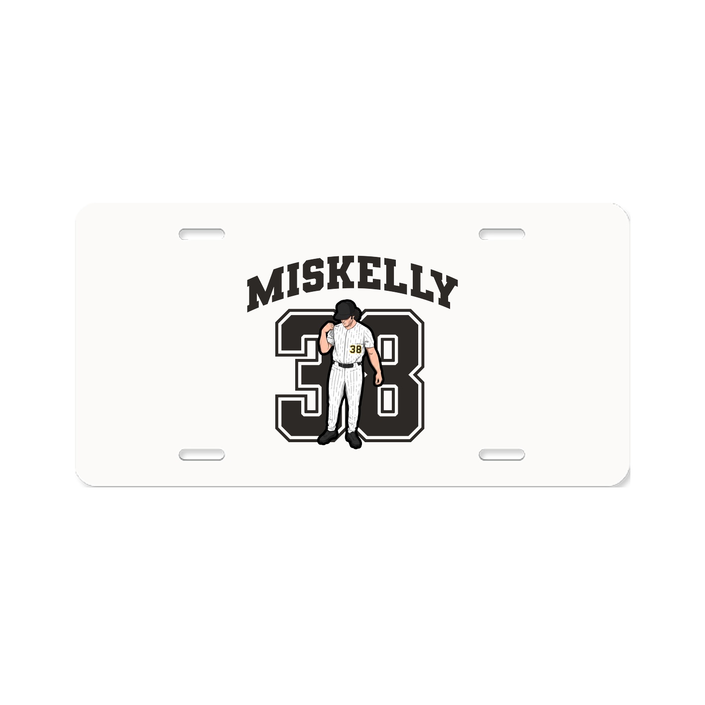 License Plate — Number in Classic