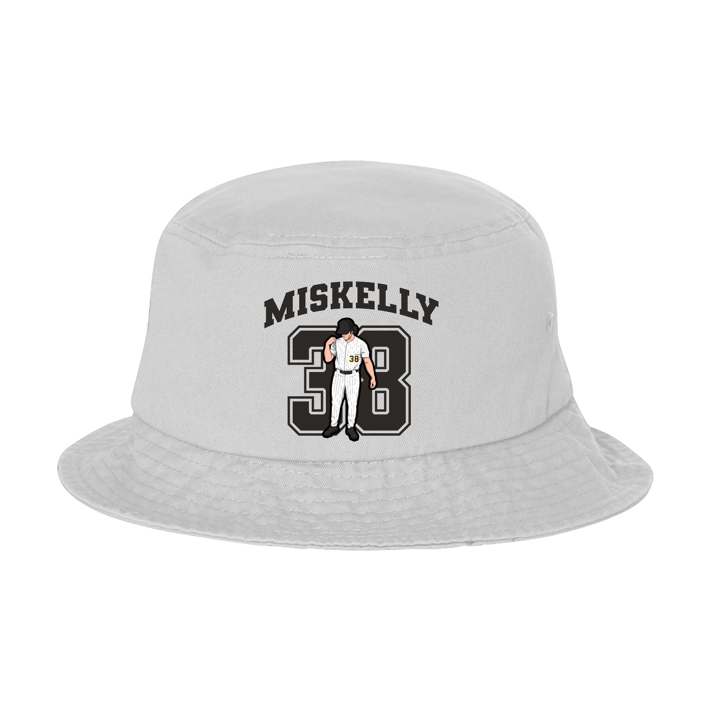 Bucket Cap — Number in White