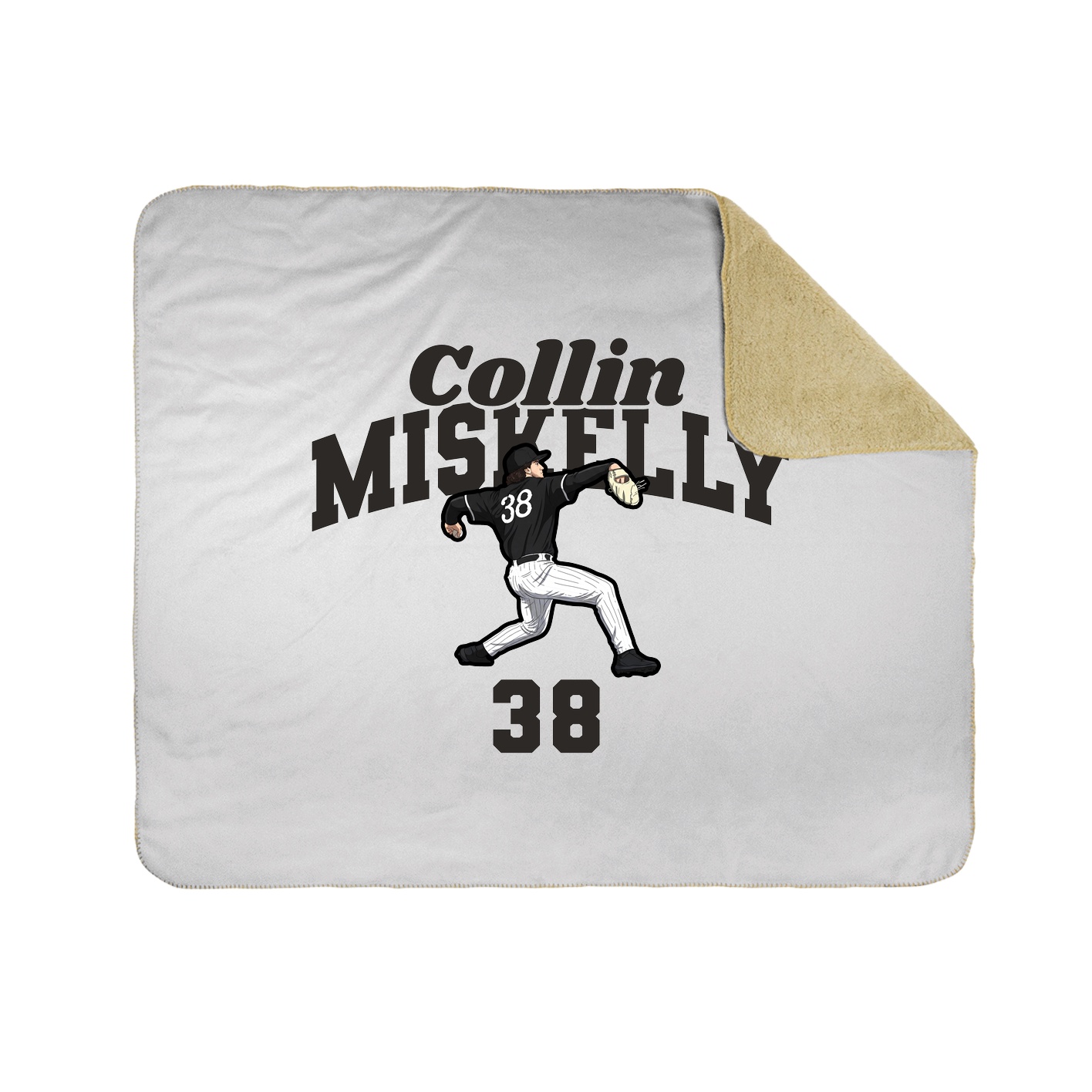 Throw Blanket — Signature Arch in White