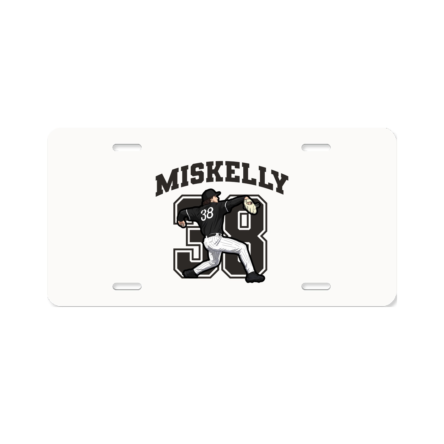 License Plate — Number in Classic