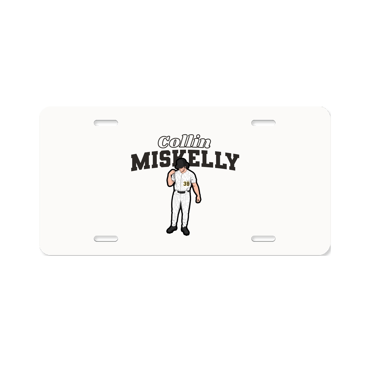 License Plate — Name Arch in Classic