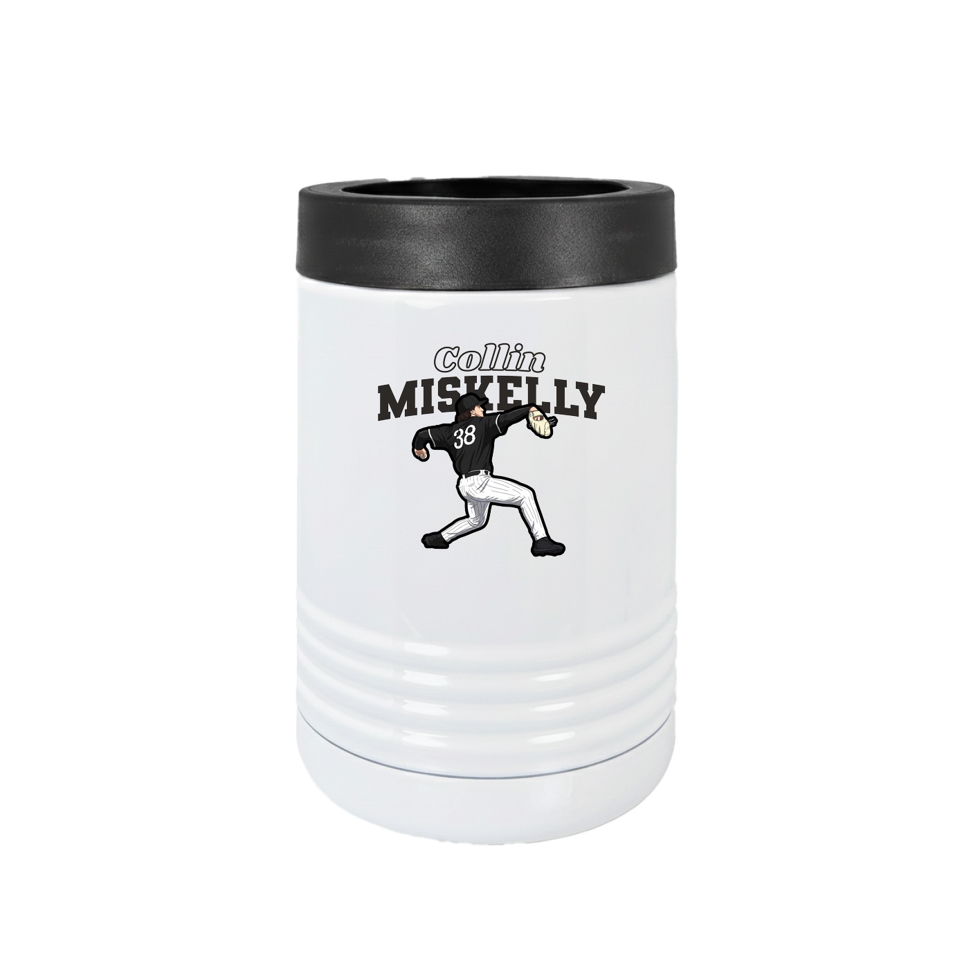 Beverage Holder — Name Arch in White