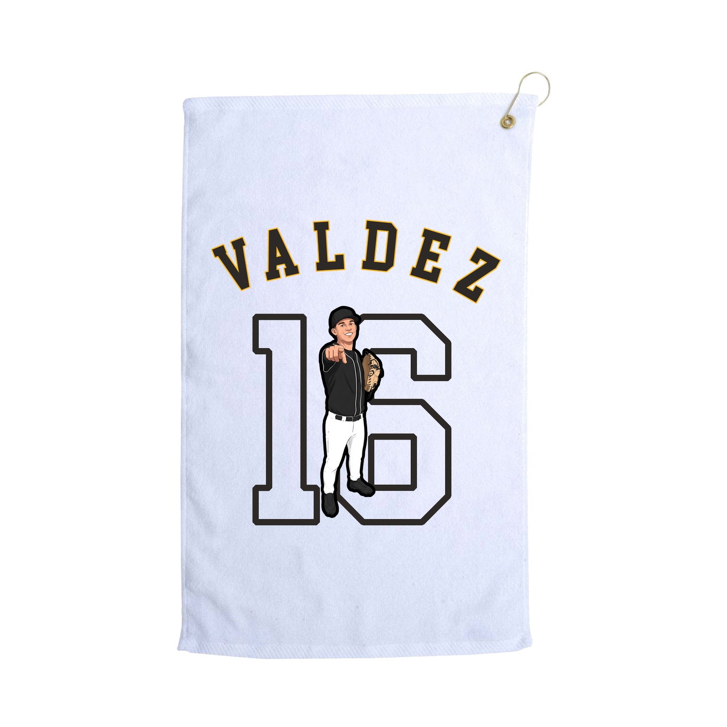 Golf Towel — Shirsey Arch in White