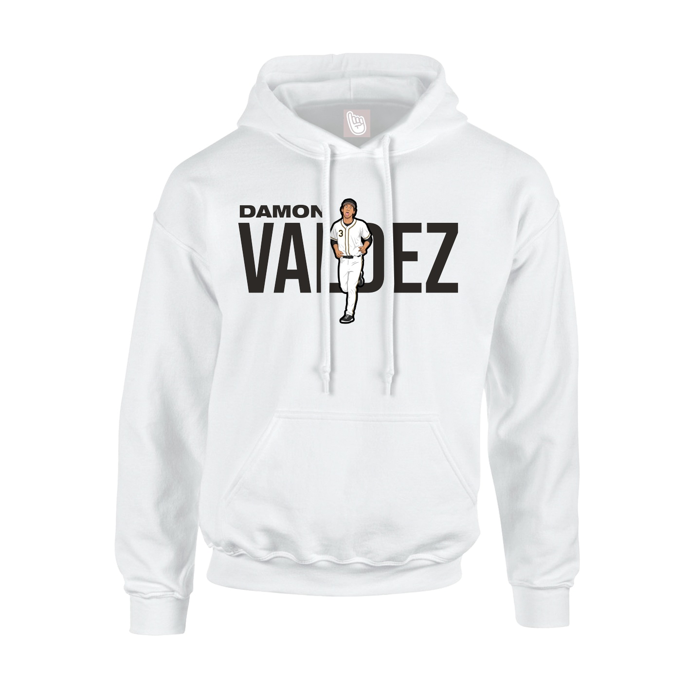 Hoodie — Player Name in White