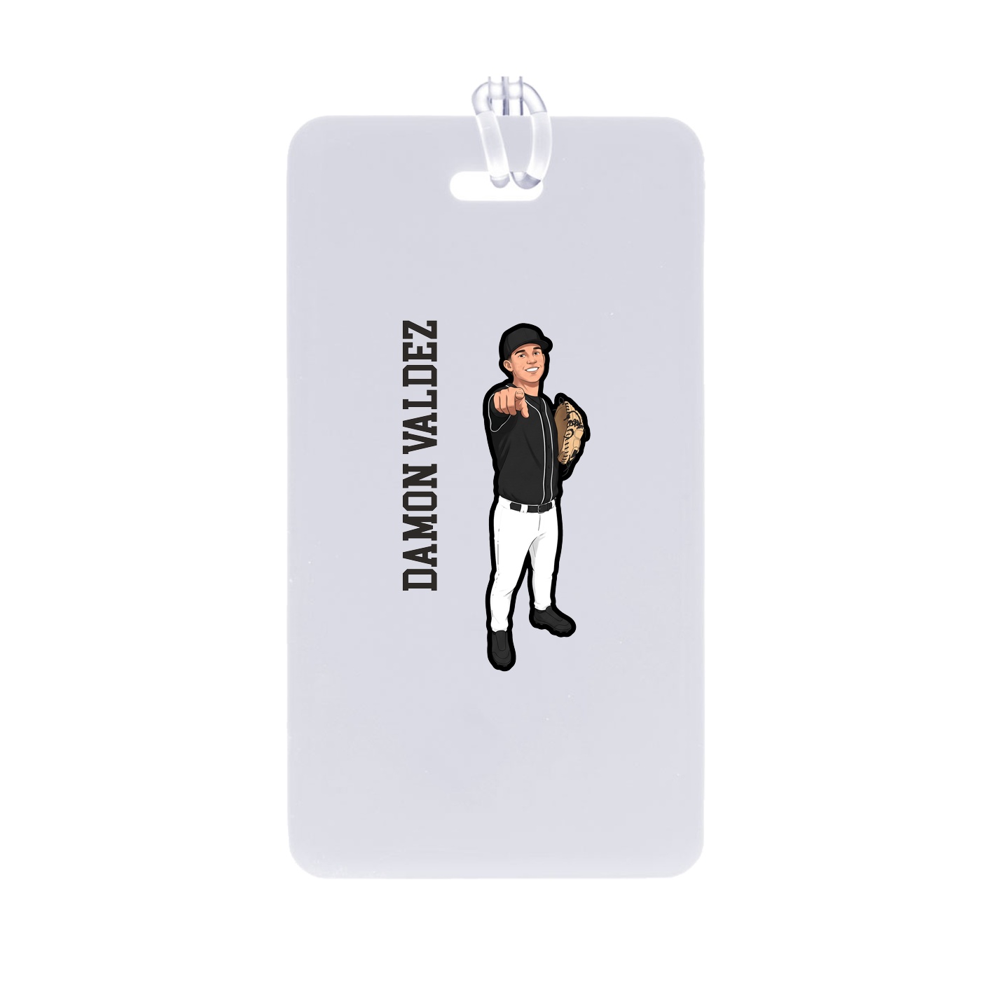 Bag Tag — Name Vertical in Classic