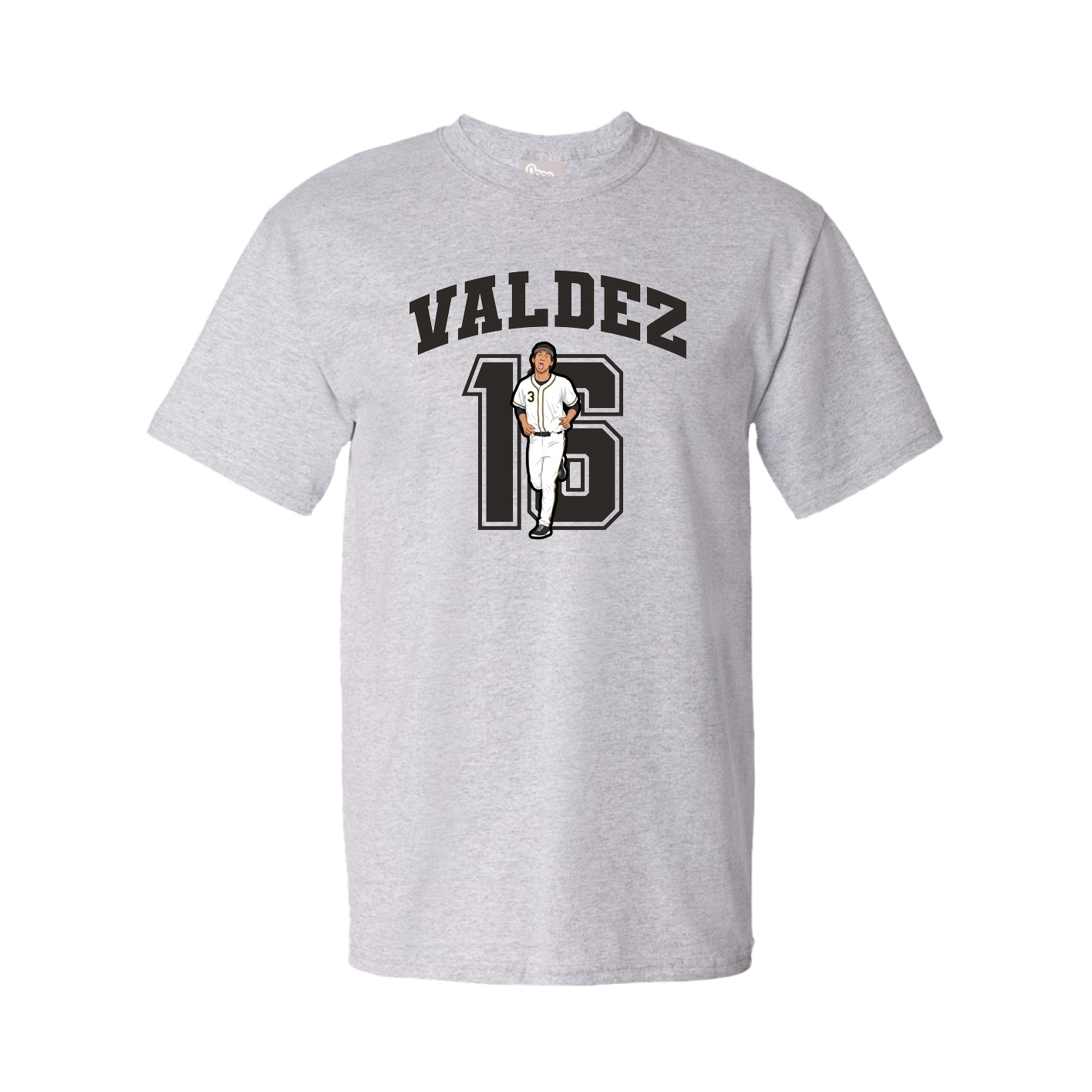 Youth Tee — Number in Grey