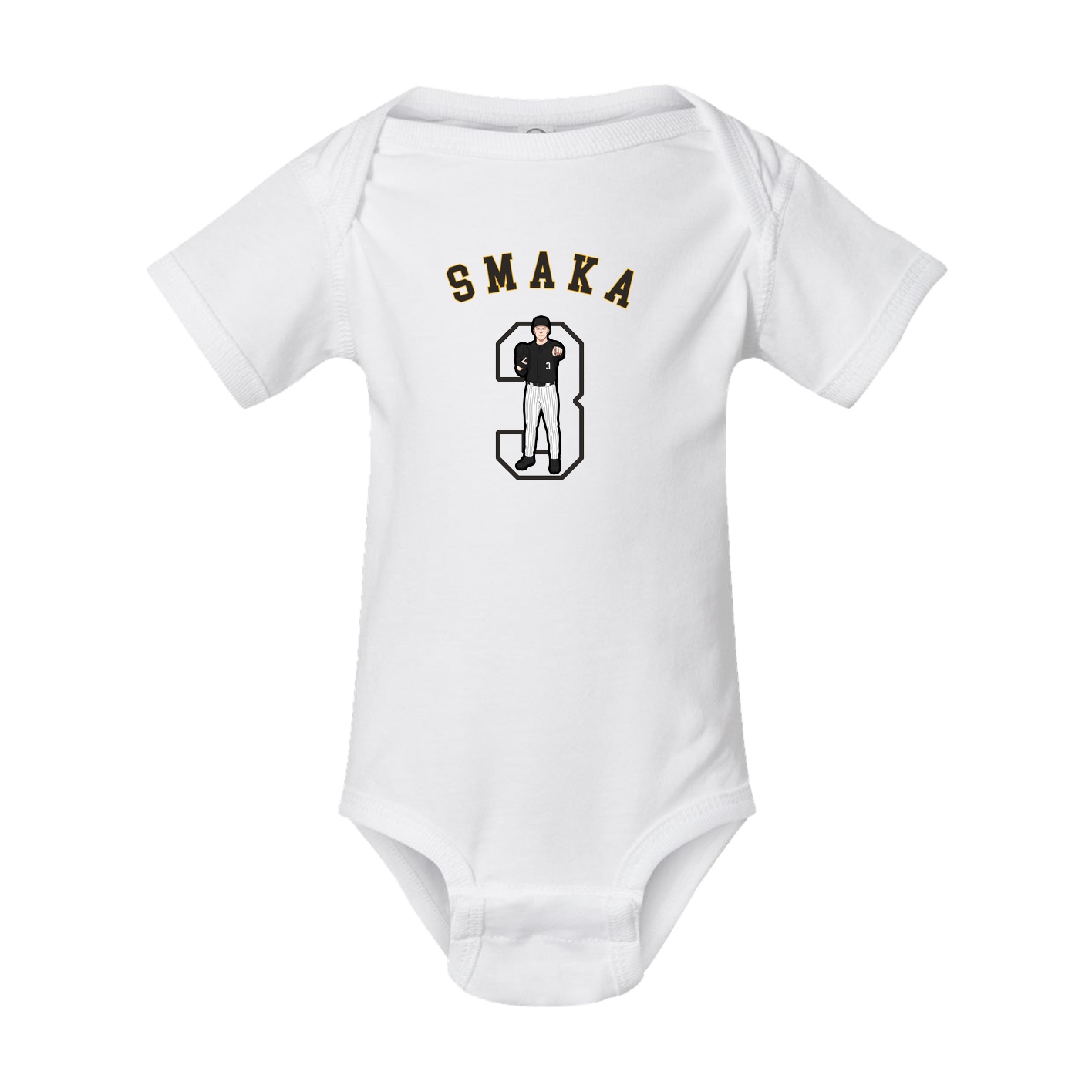 Baby Onesie — Shirsey Arch in White