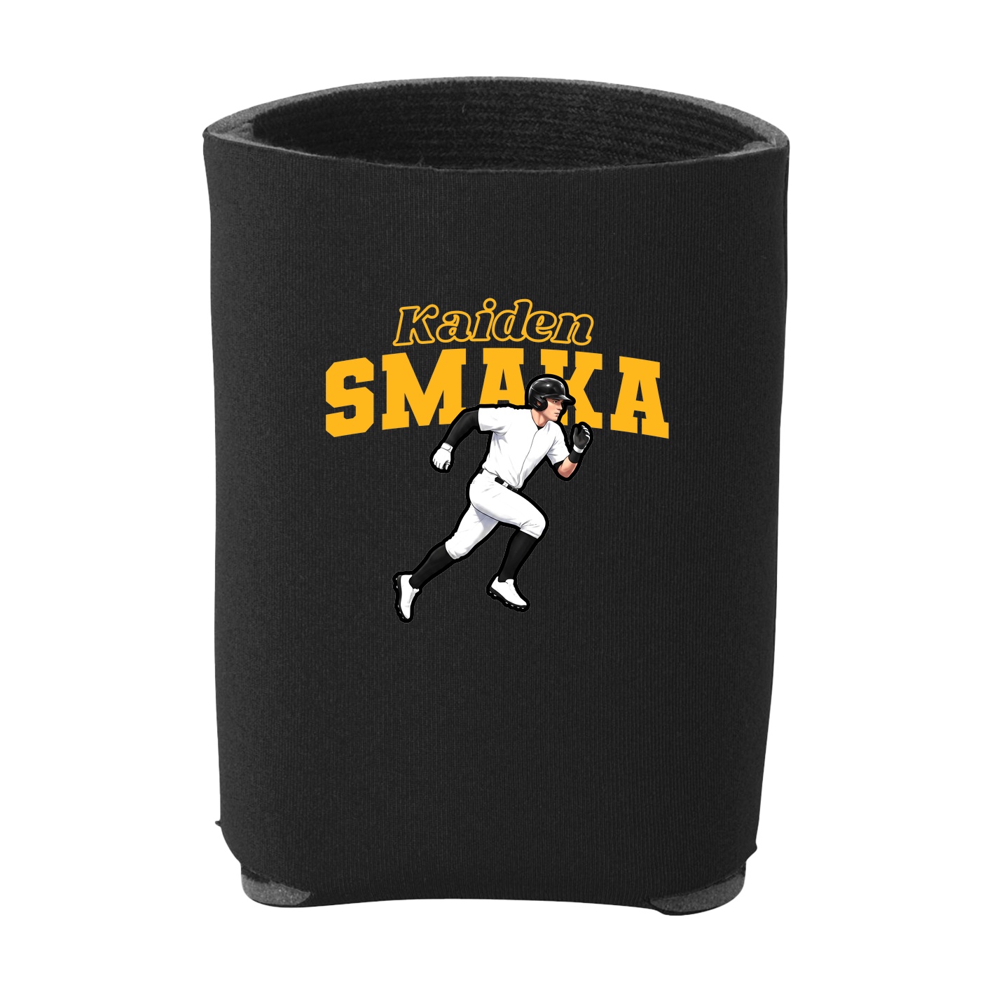 Can Holder — Name Arch in Black