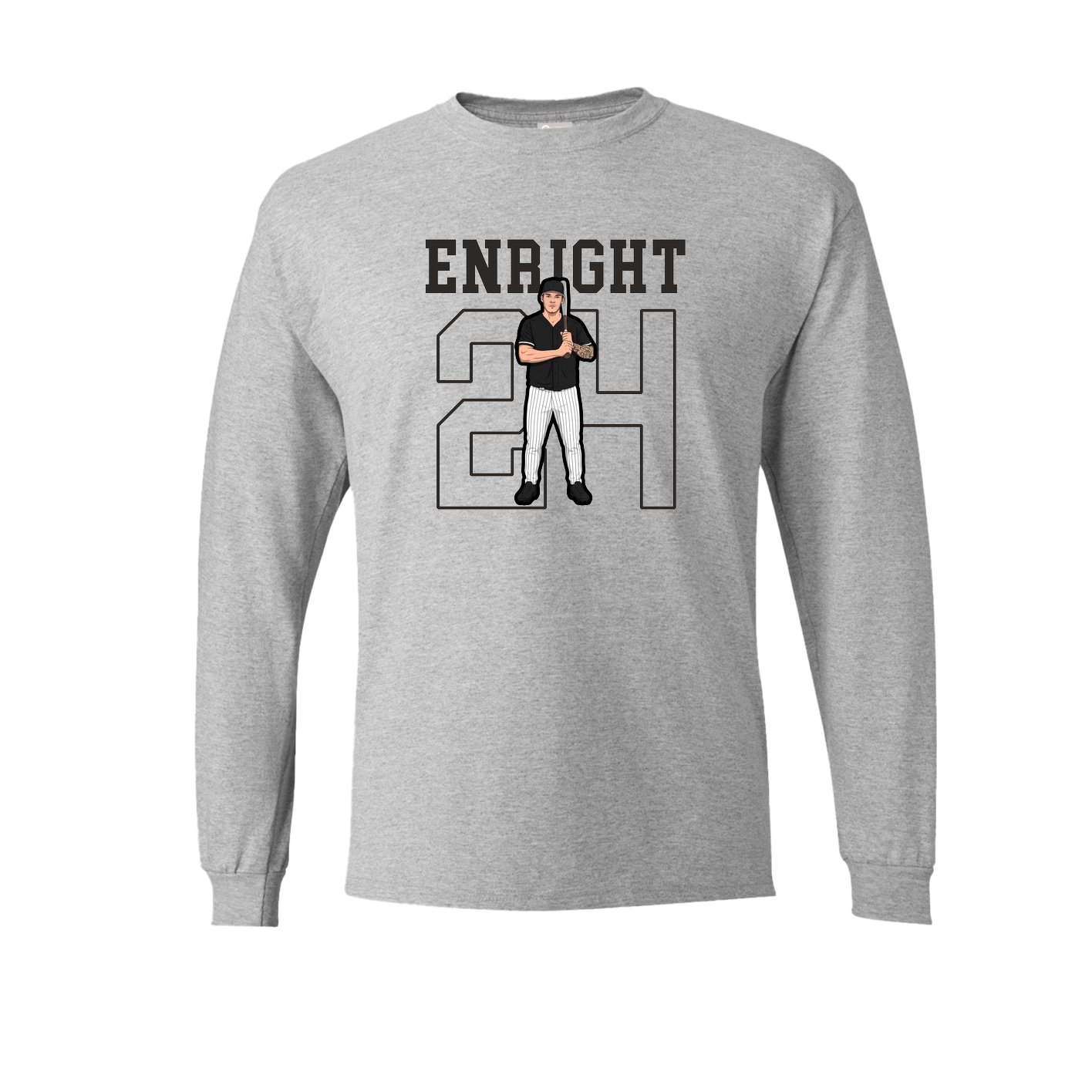 Long Sleeve Tee — Shirsey in Grey