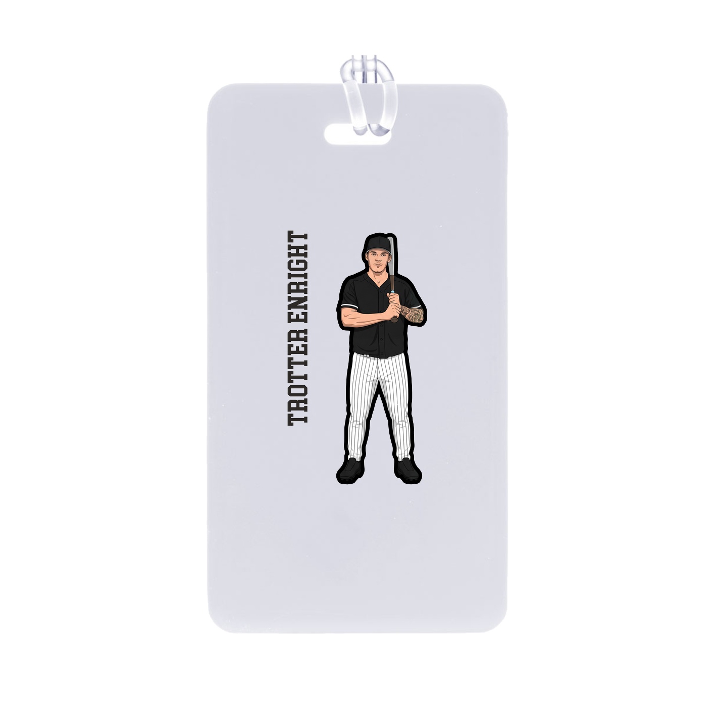 Bag Tag — Name Vertical in Classic