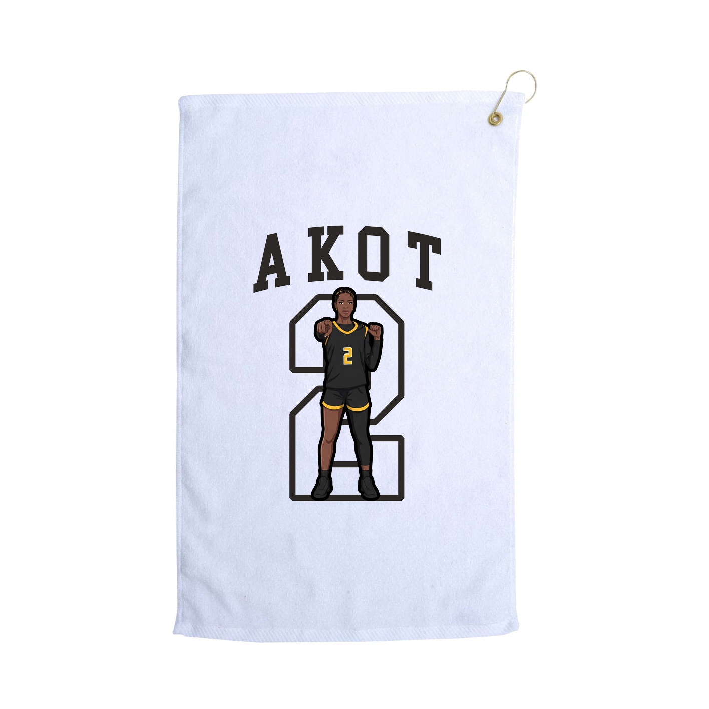 Golf Towel — Shirsey in White