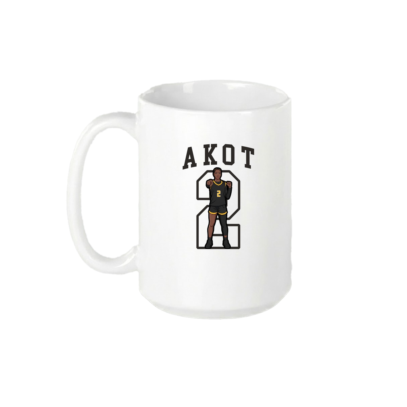 15oz Coffee Mug — Shirsey in White