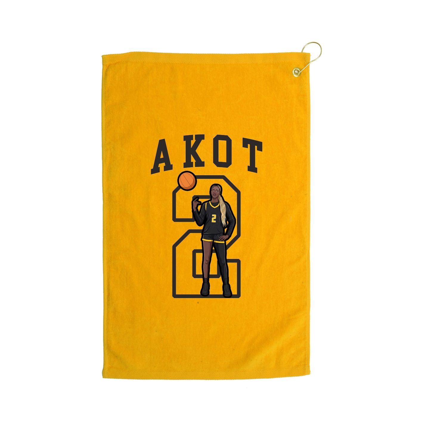 Golf Towel — Shirsey in Gold