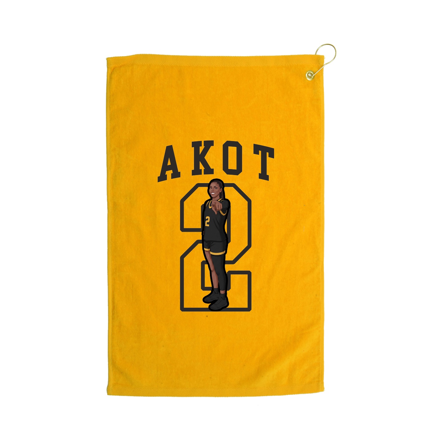 Golf Towel — Shirsey in Gold
