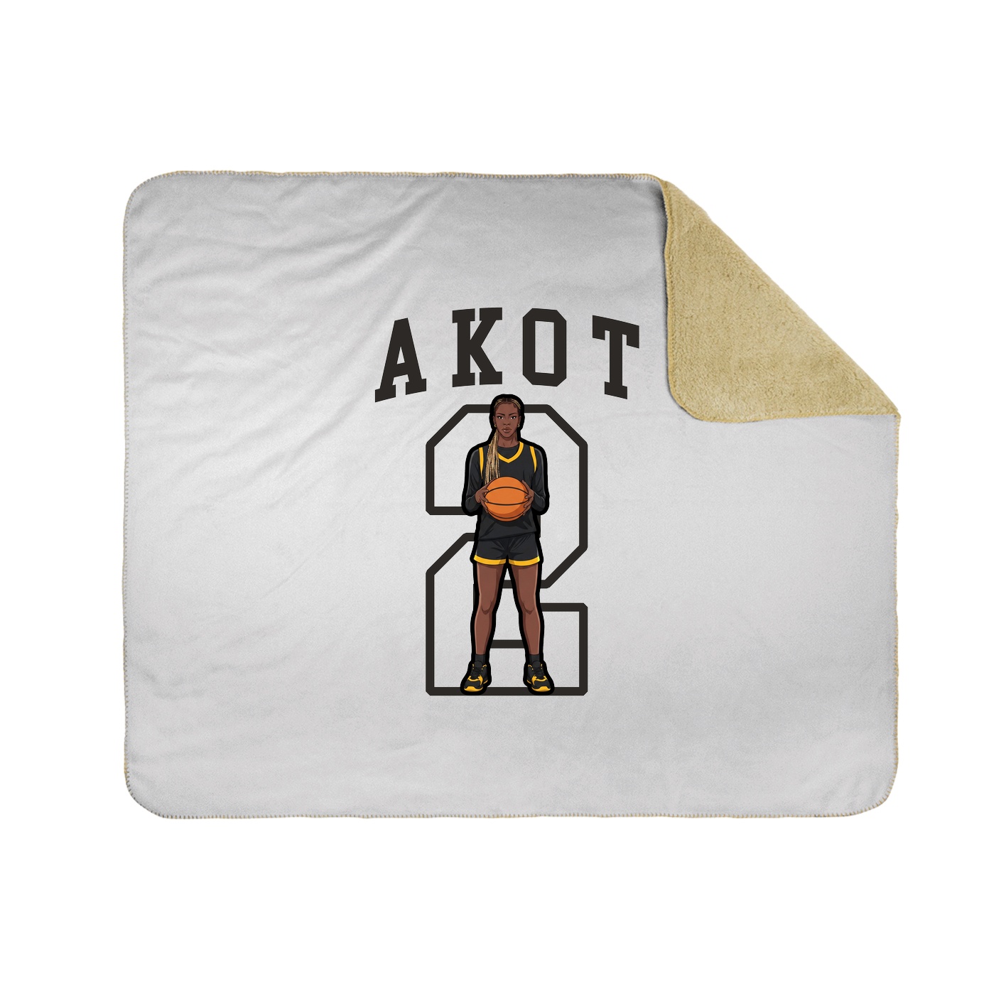 Throw Blanket — Shirsey in White