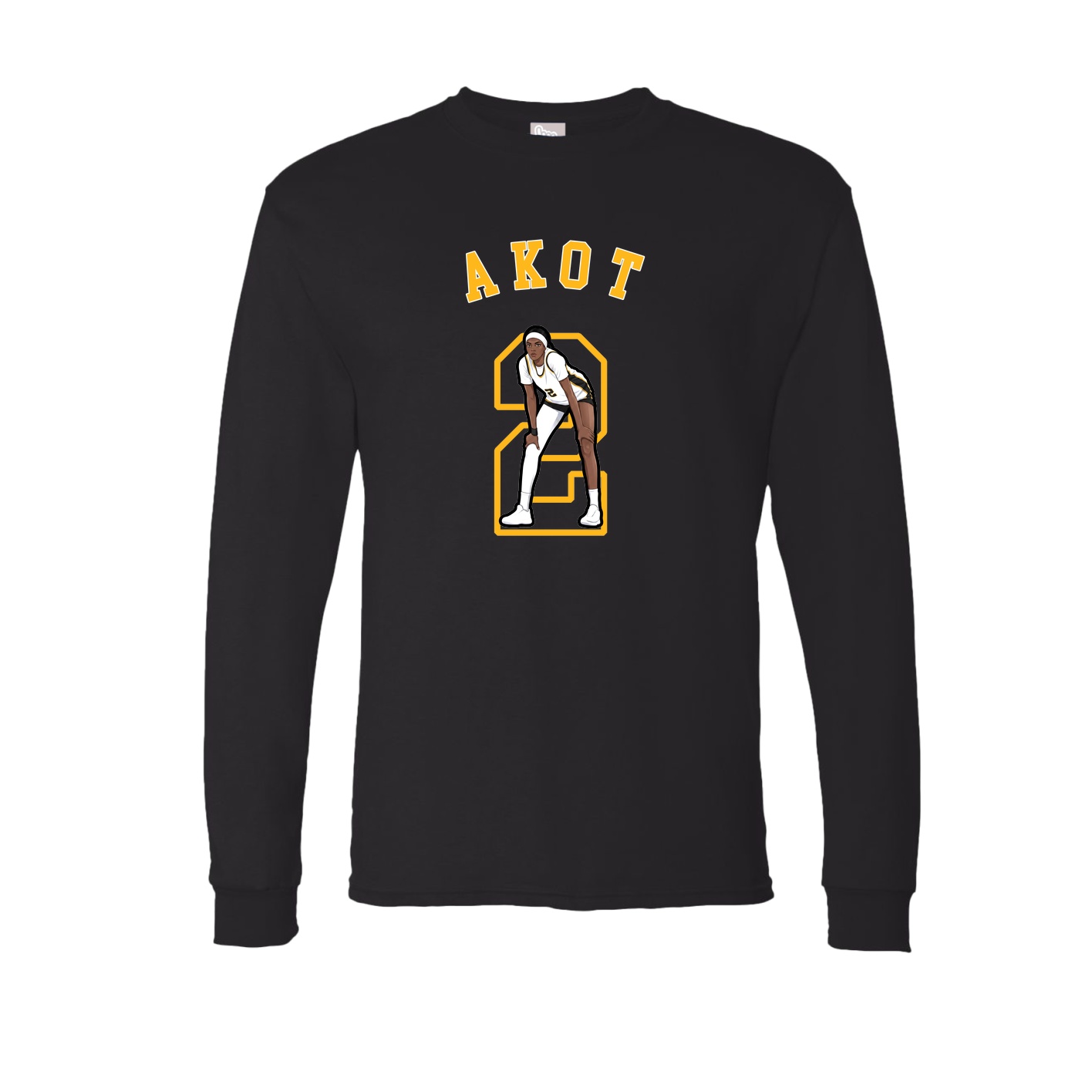 Long Sleeve Tee — Shirsey Arch in Black