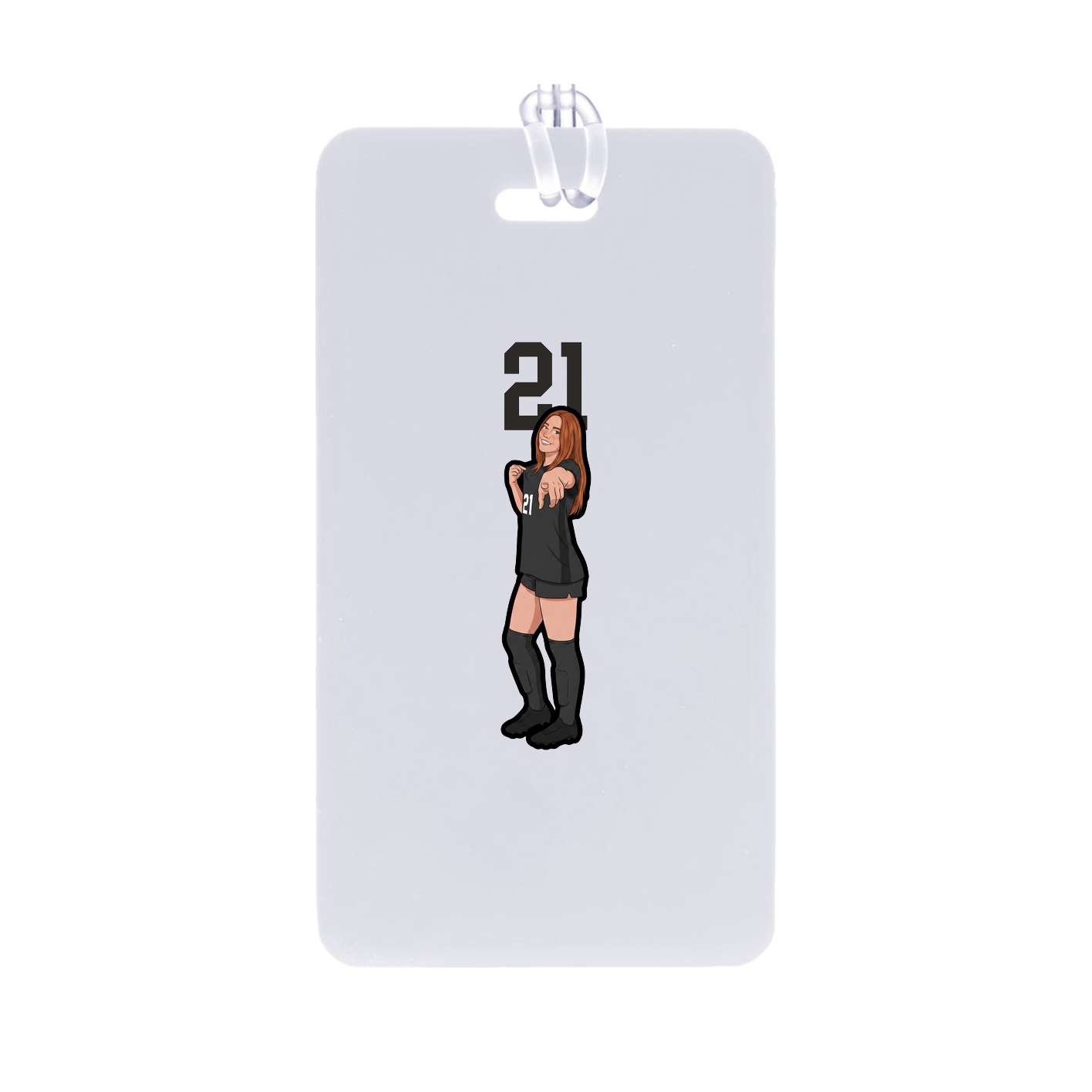 Bag Tag — Number Top in Classic
