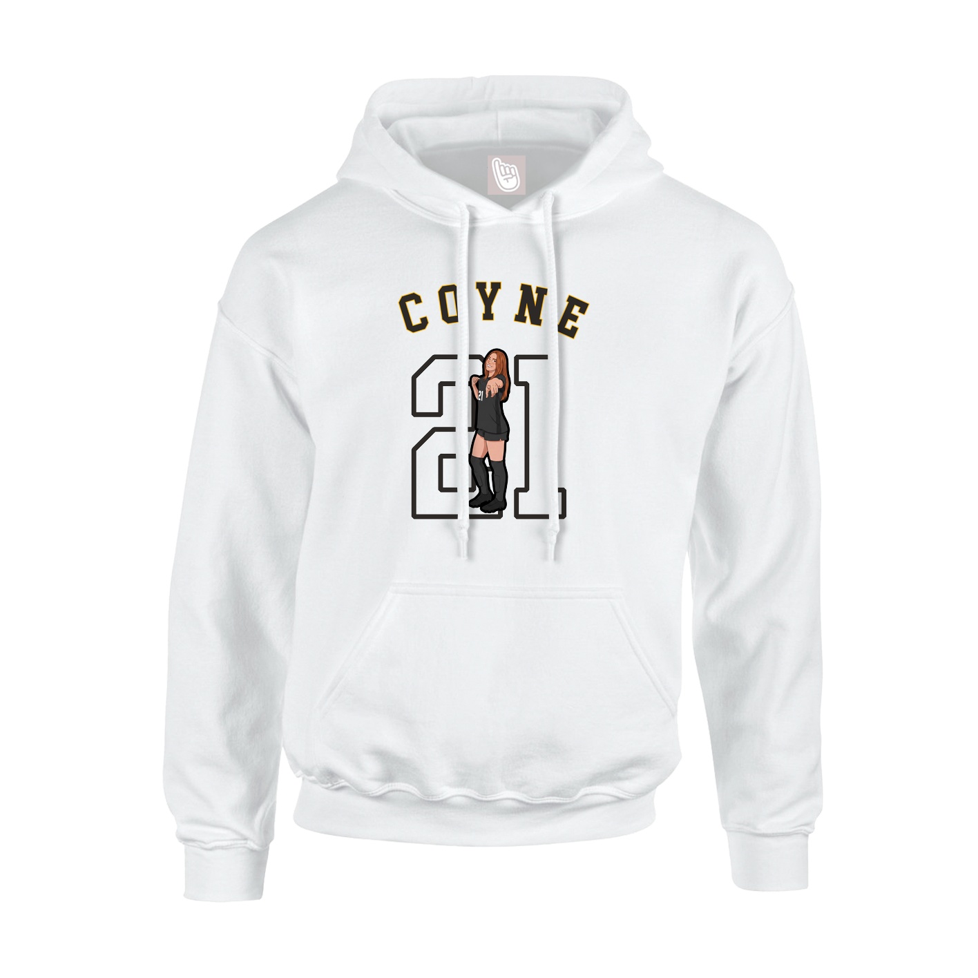 Hoodie — Shirsey Arch in White