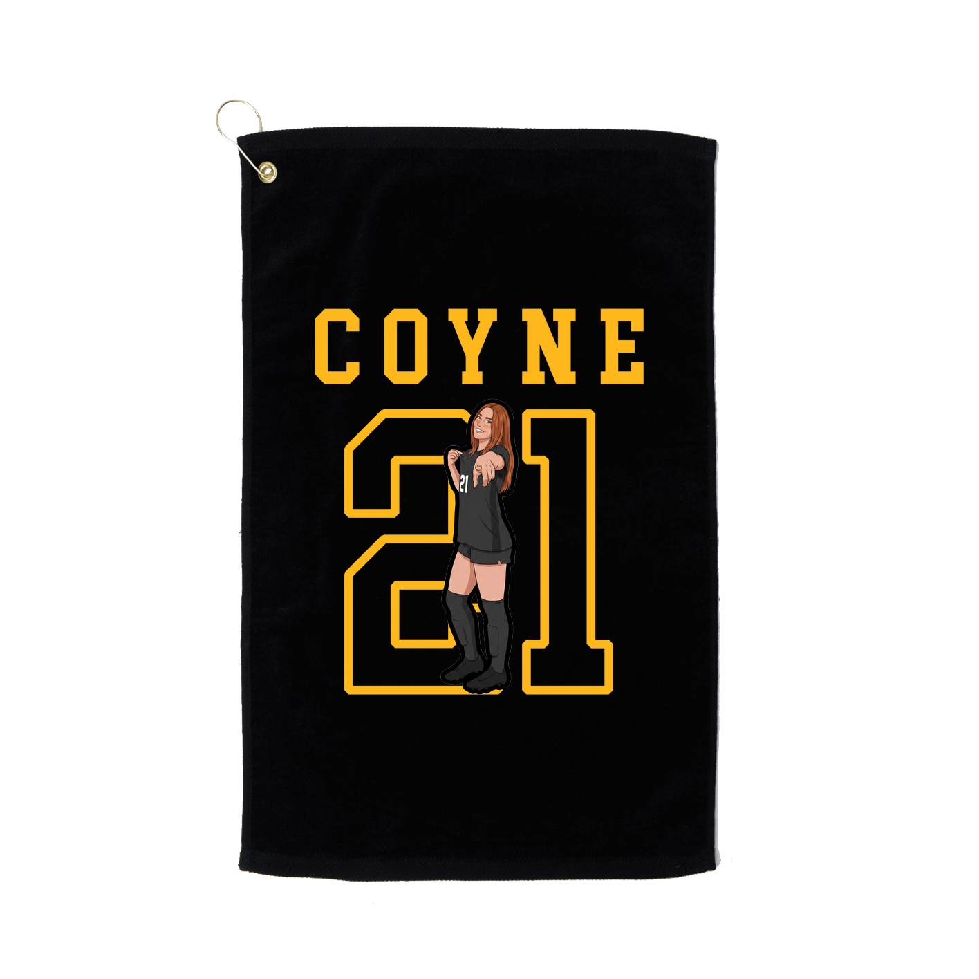 Golf Towel — Shirsey in Black