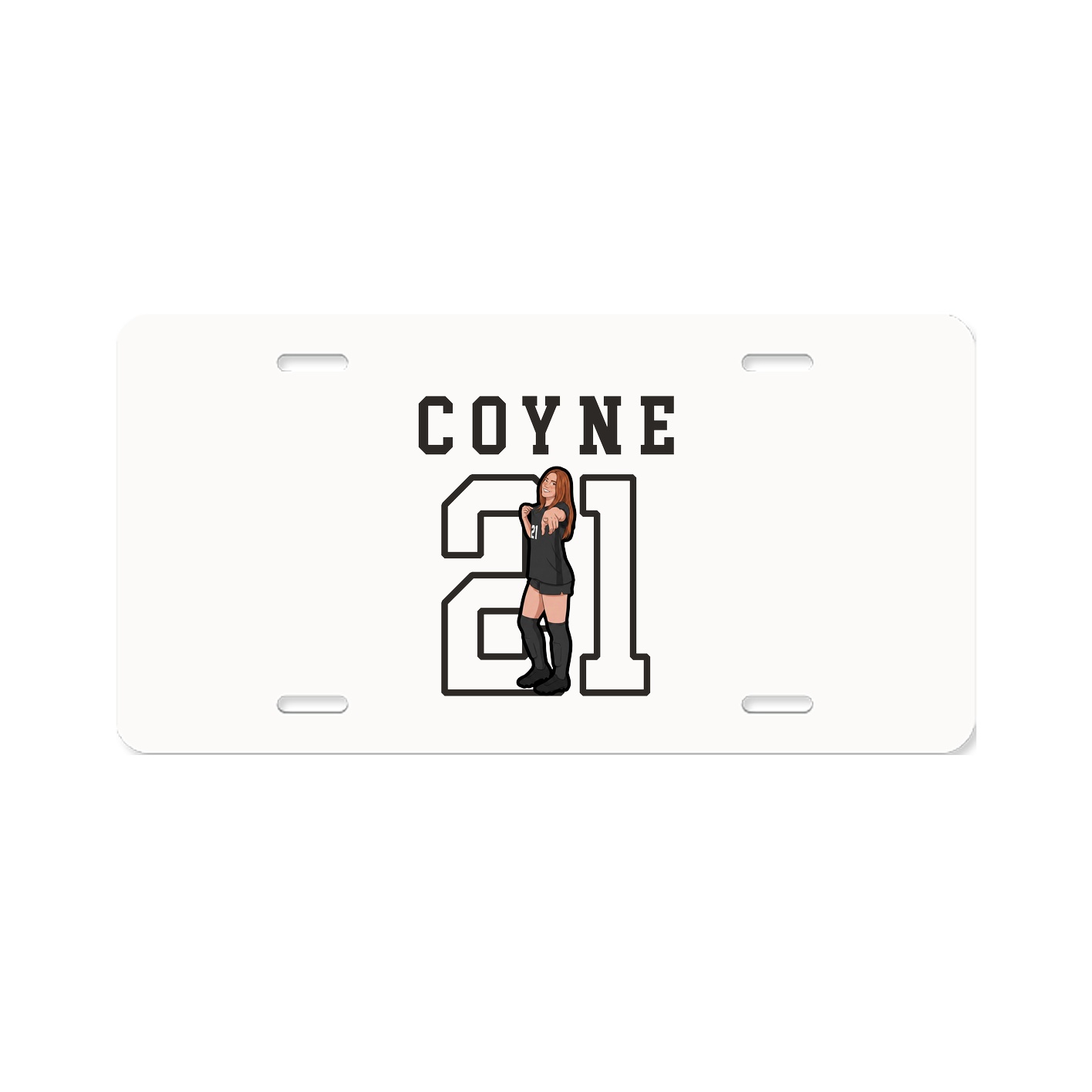 License Plate — Shirsey in Classic