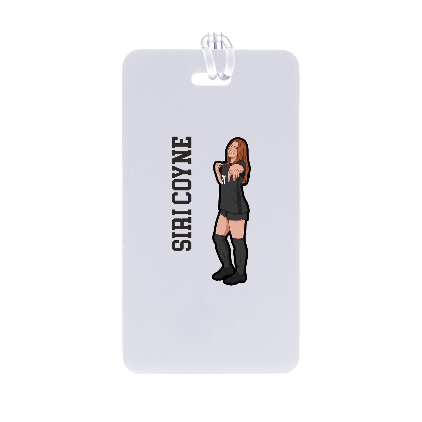 Bag Tag — Name Vertical in Classic