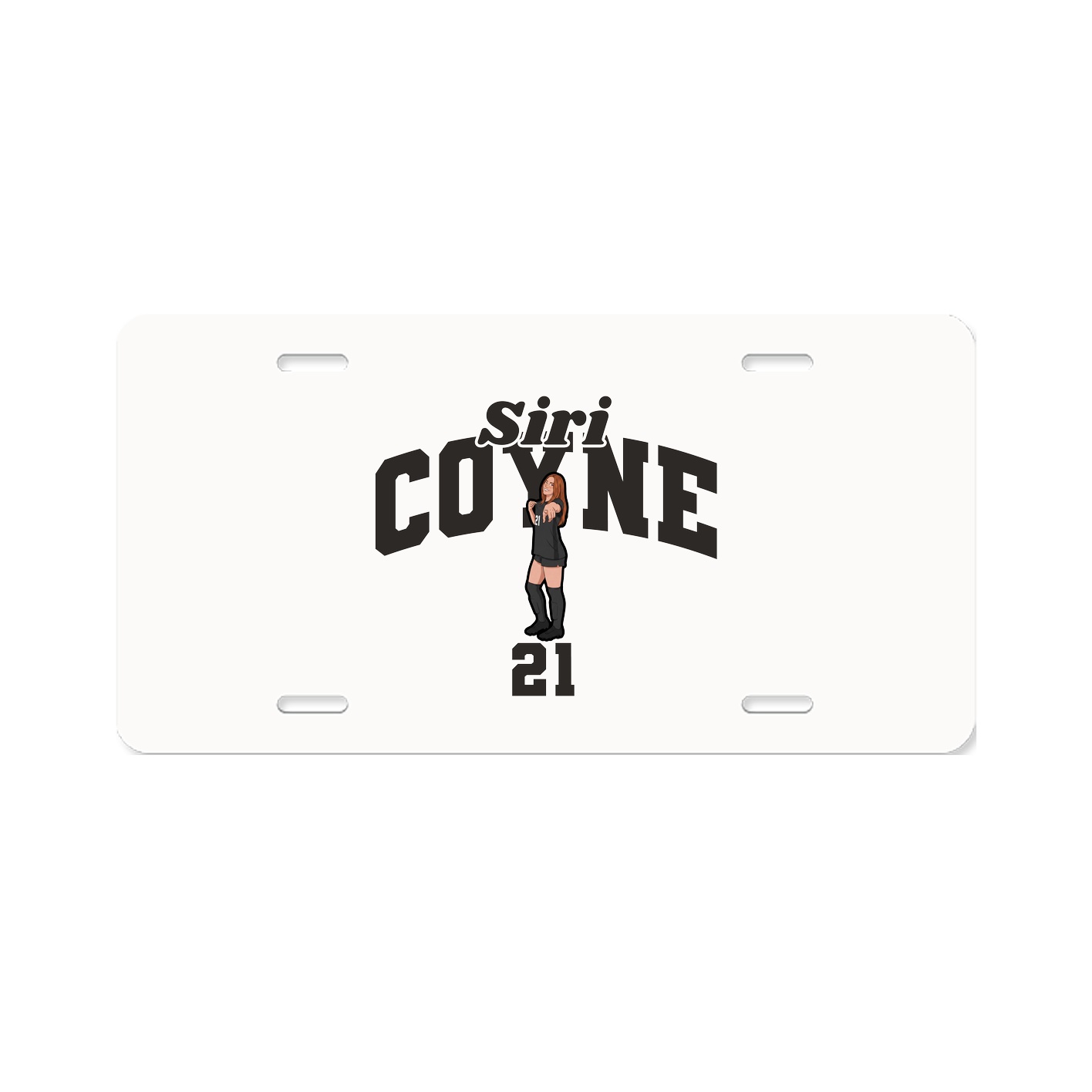 License Plate — Signature Arch in Classic