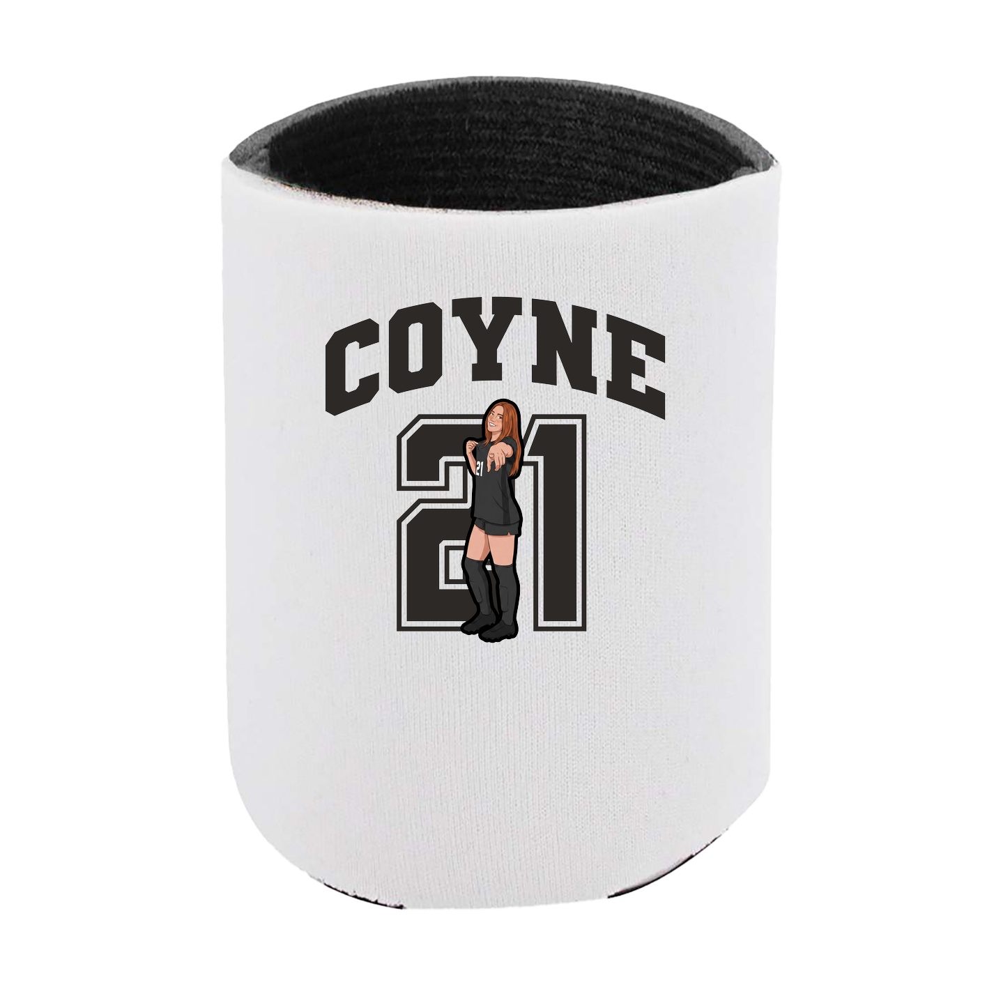 Can Holder — Number in White