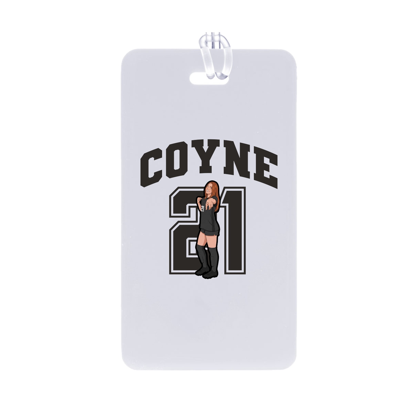 Bag Tag — Number in Classic
