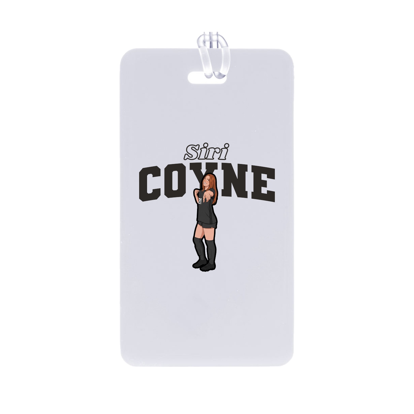 Bag Tag — Name Arch in Classic