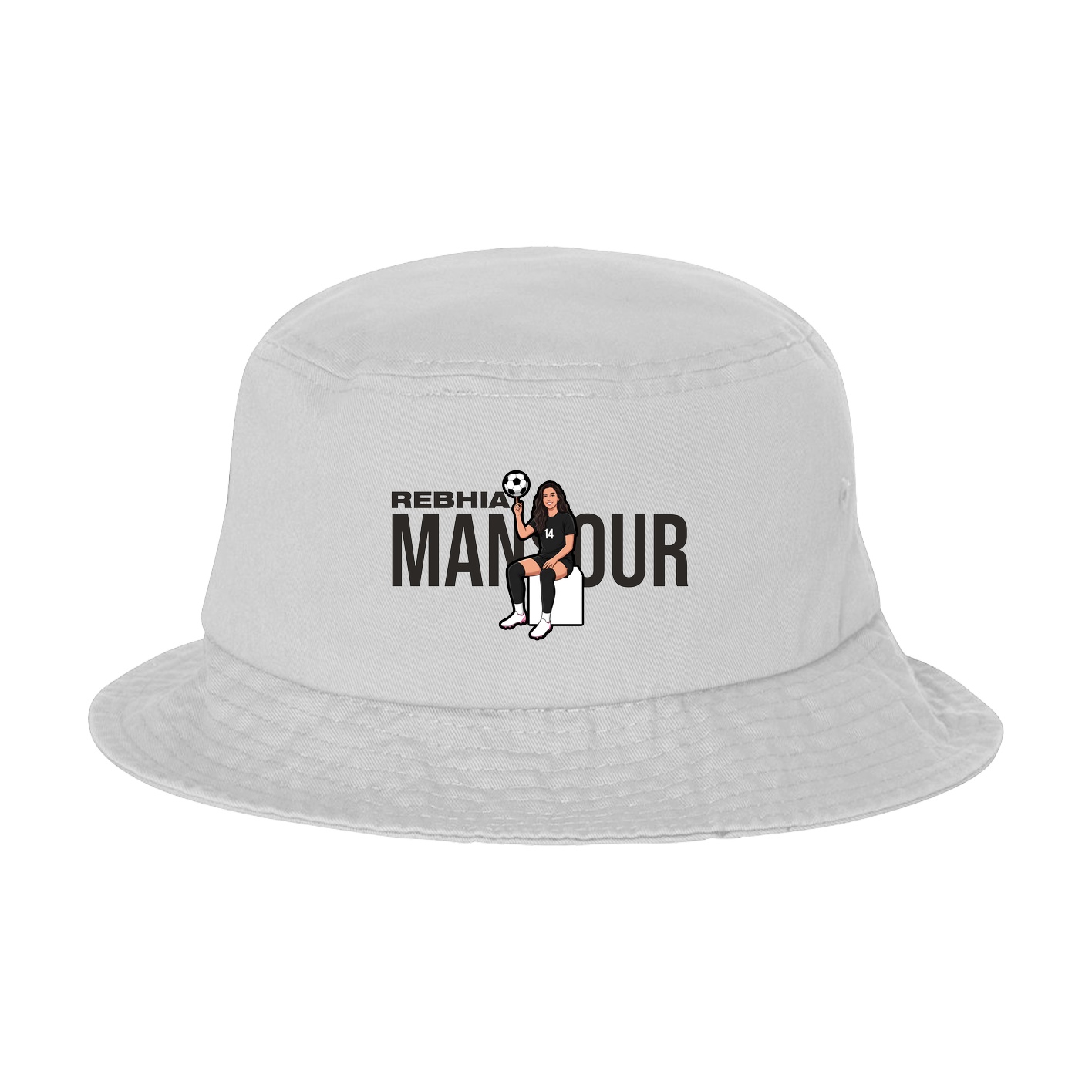 Bucket Cap — Player Name in White