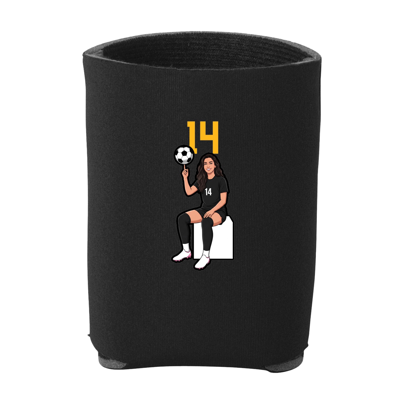 Can Holder — Number Top in Black