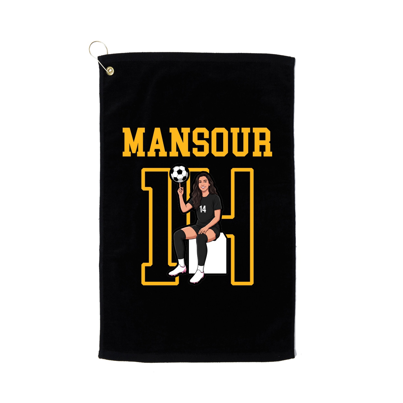 Golf Towel — Shirsey in Black