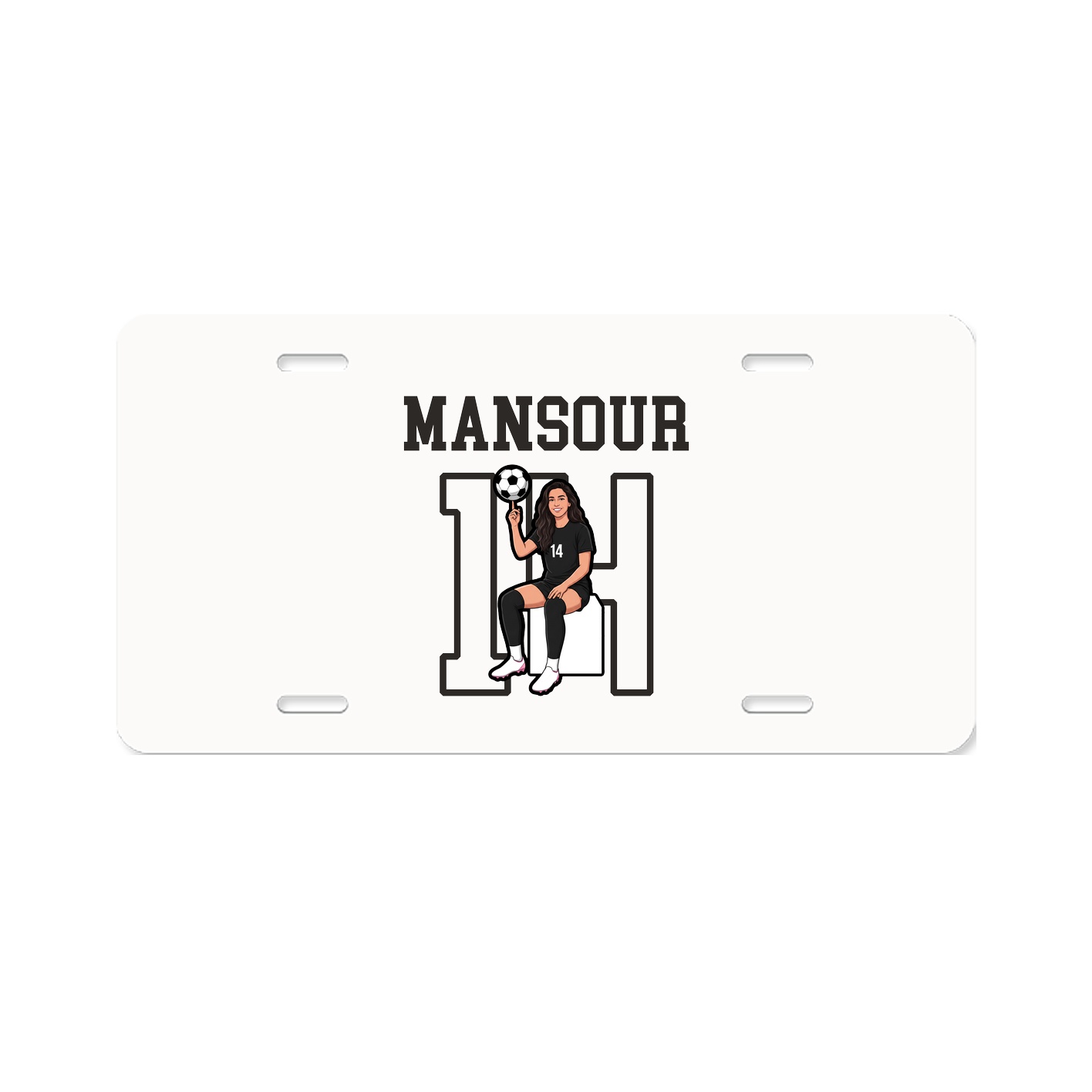 License Plate — Shirsey in Classic