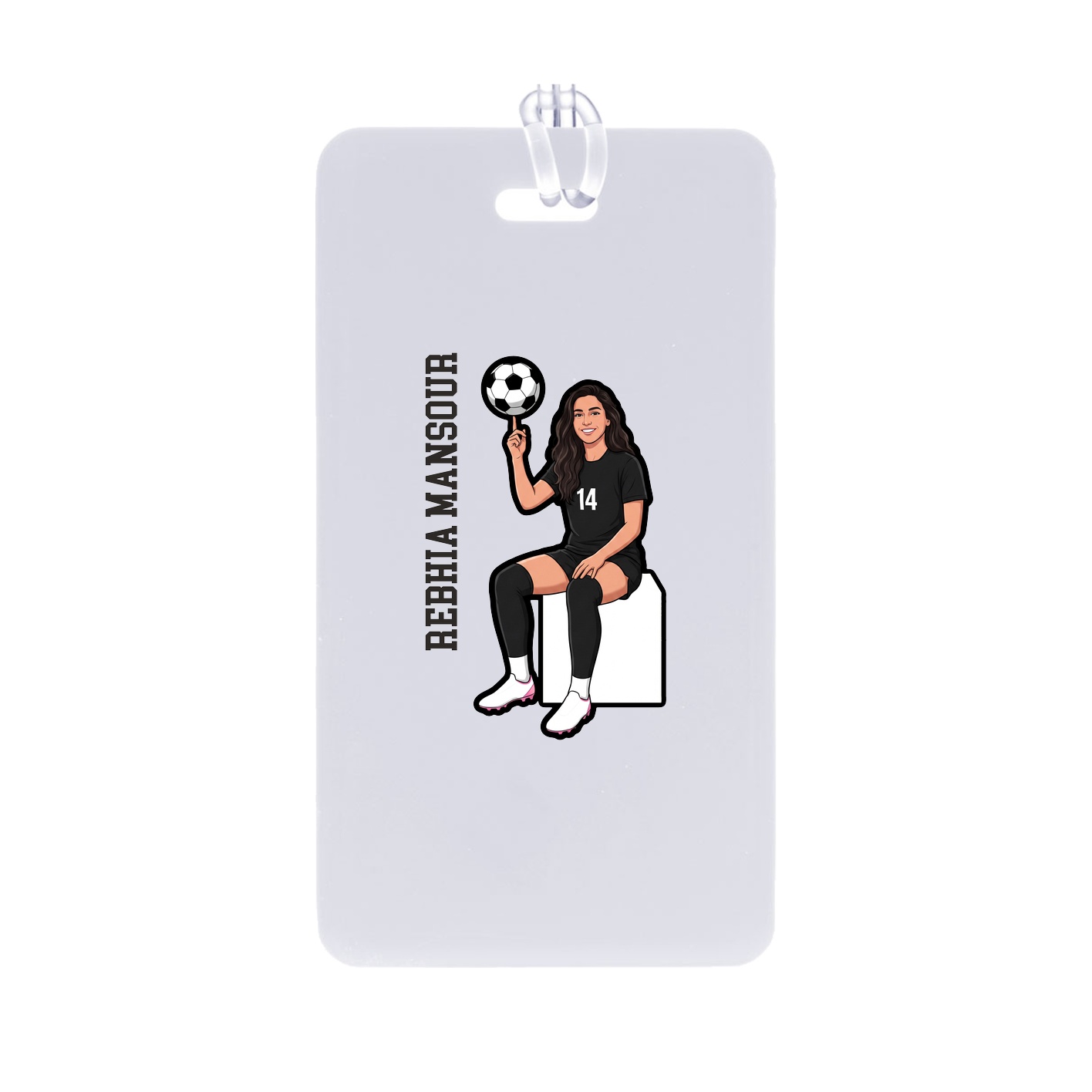 Bag Tag — Name Vertical in Classic