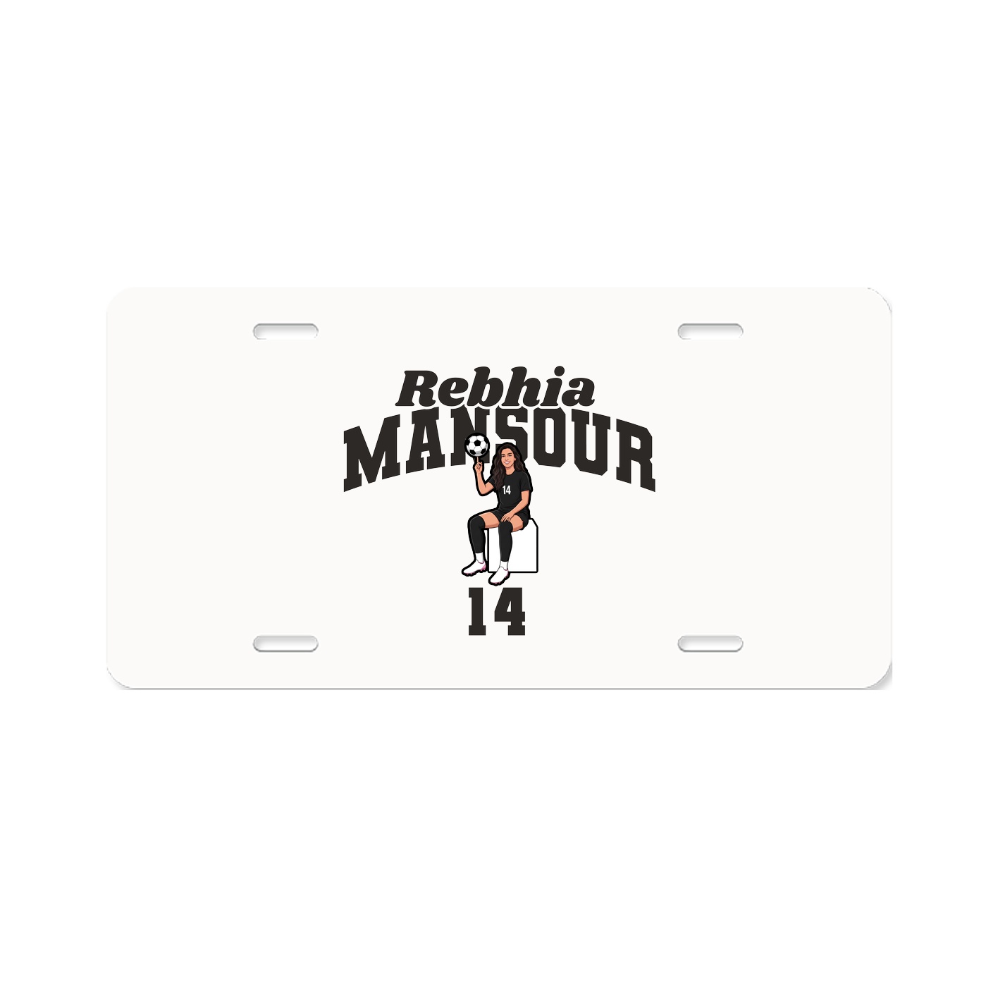 License Plate — Signature Arch in Classic