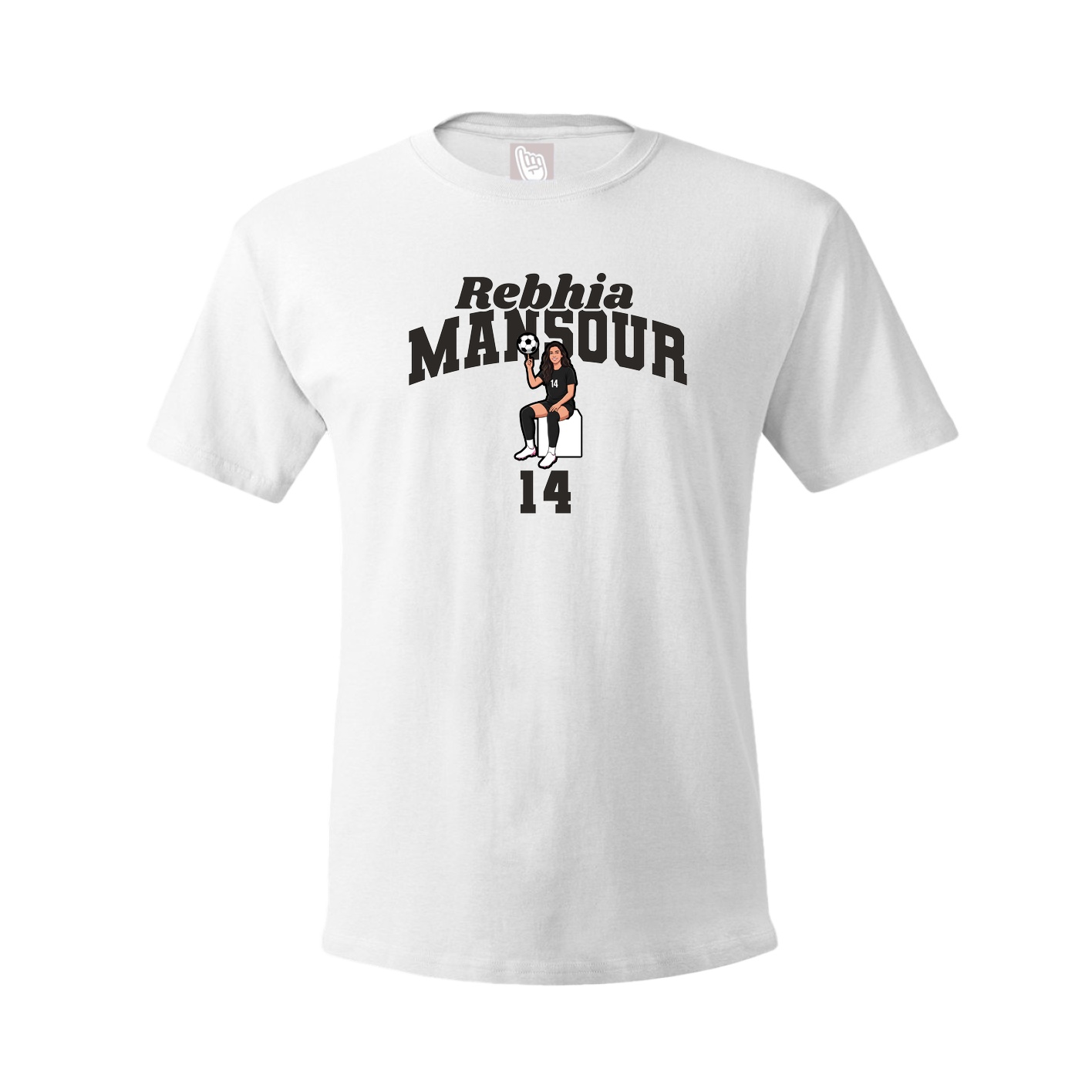 Youth Tee — Signature Arch in White