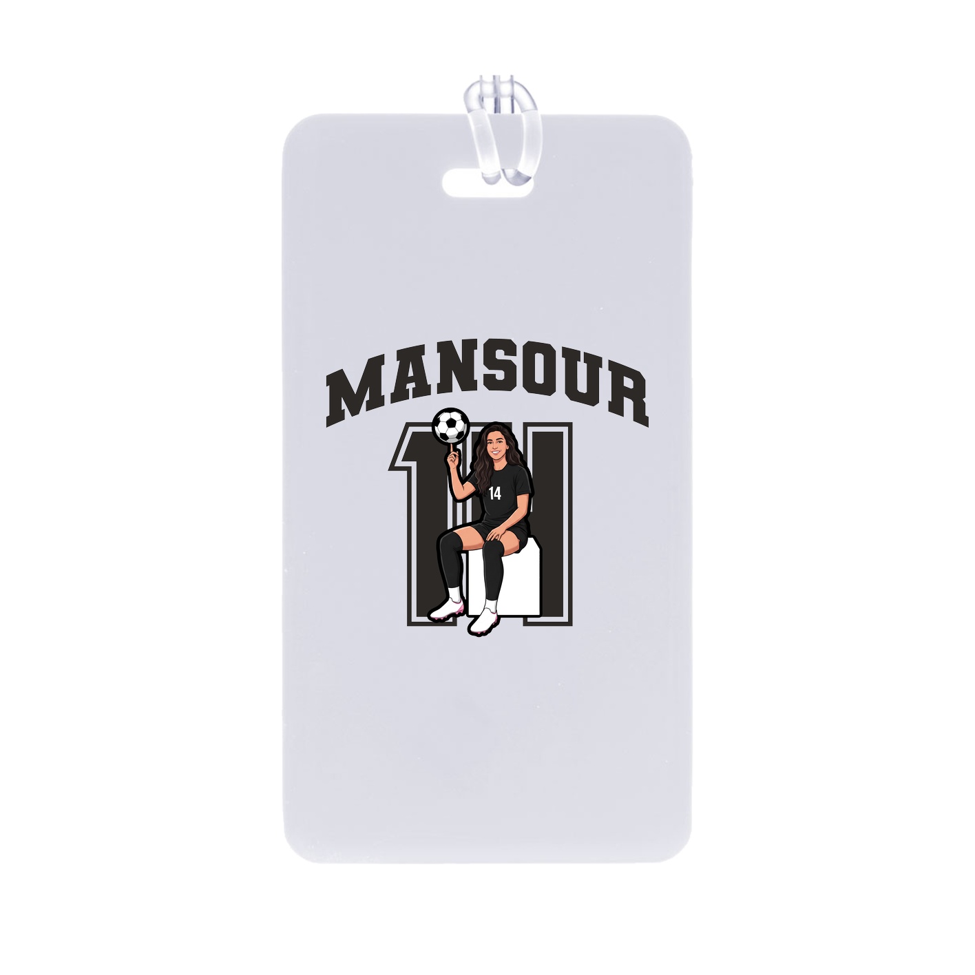 Bag Tag — Number in Classic