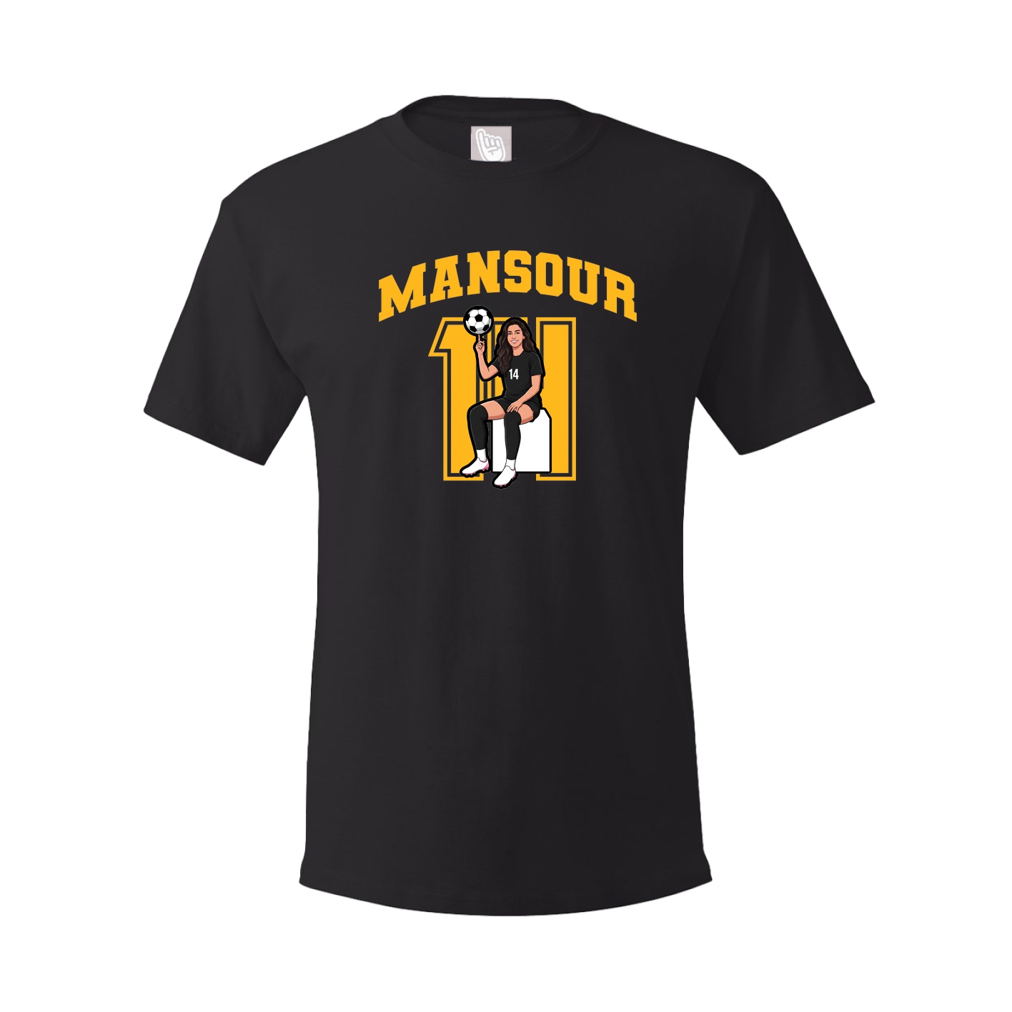Tee — Number in Black