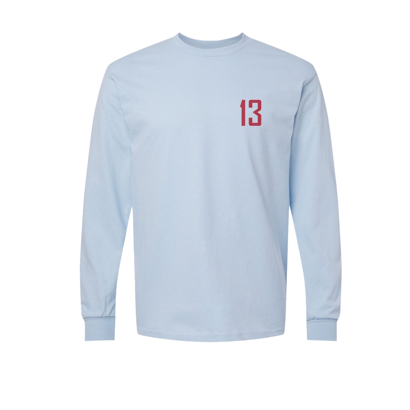 Long Sleeve Tee — Front Shirsy in Light Blue