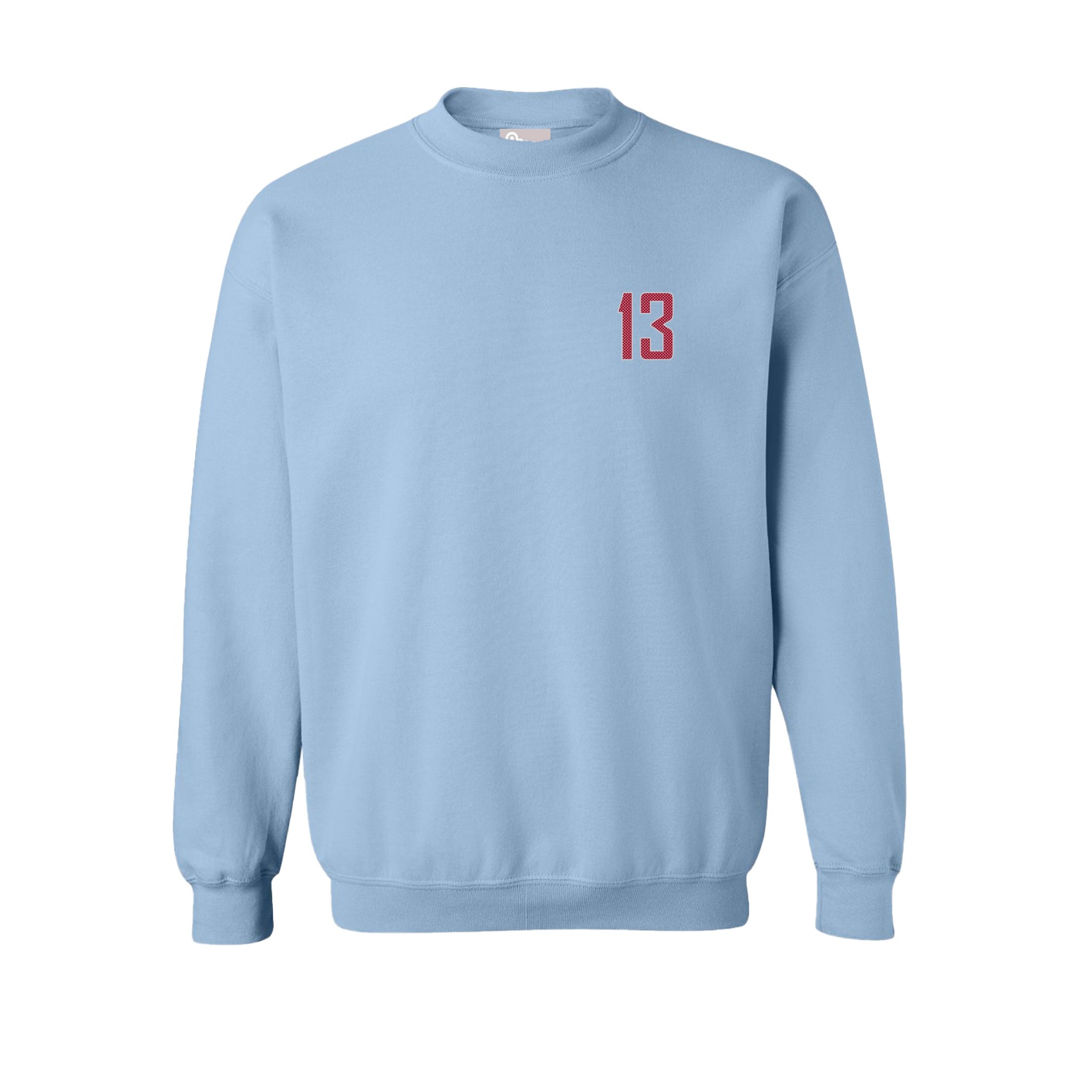 Fleece Crew — Front Shirsy in Light Blue