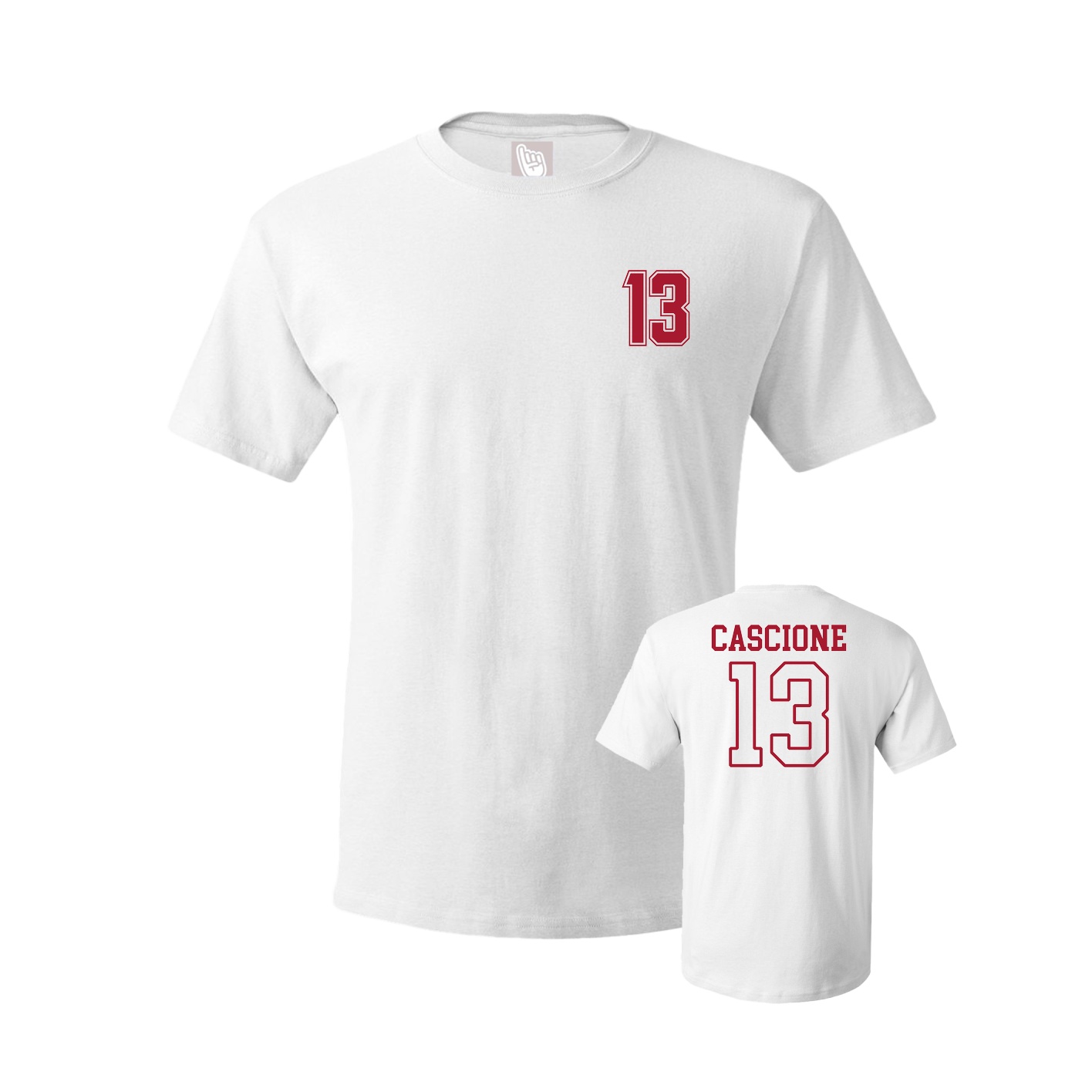Youth Tee — Chest Back in White