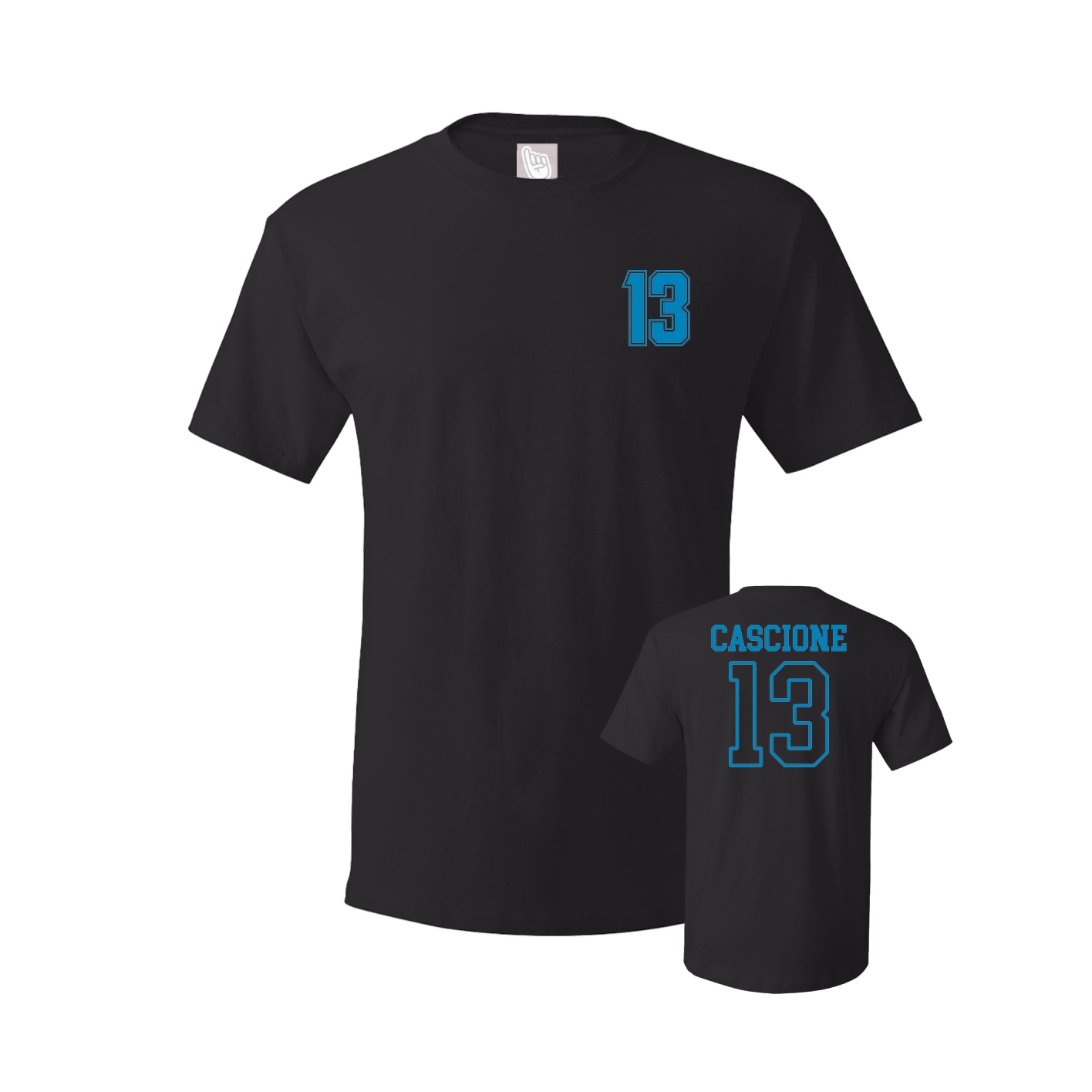 Youth Tee — Chest Back in Black