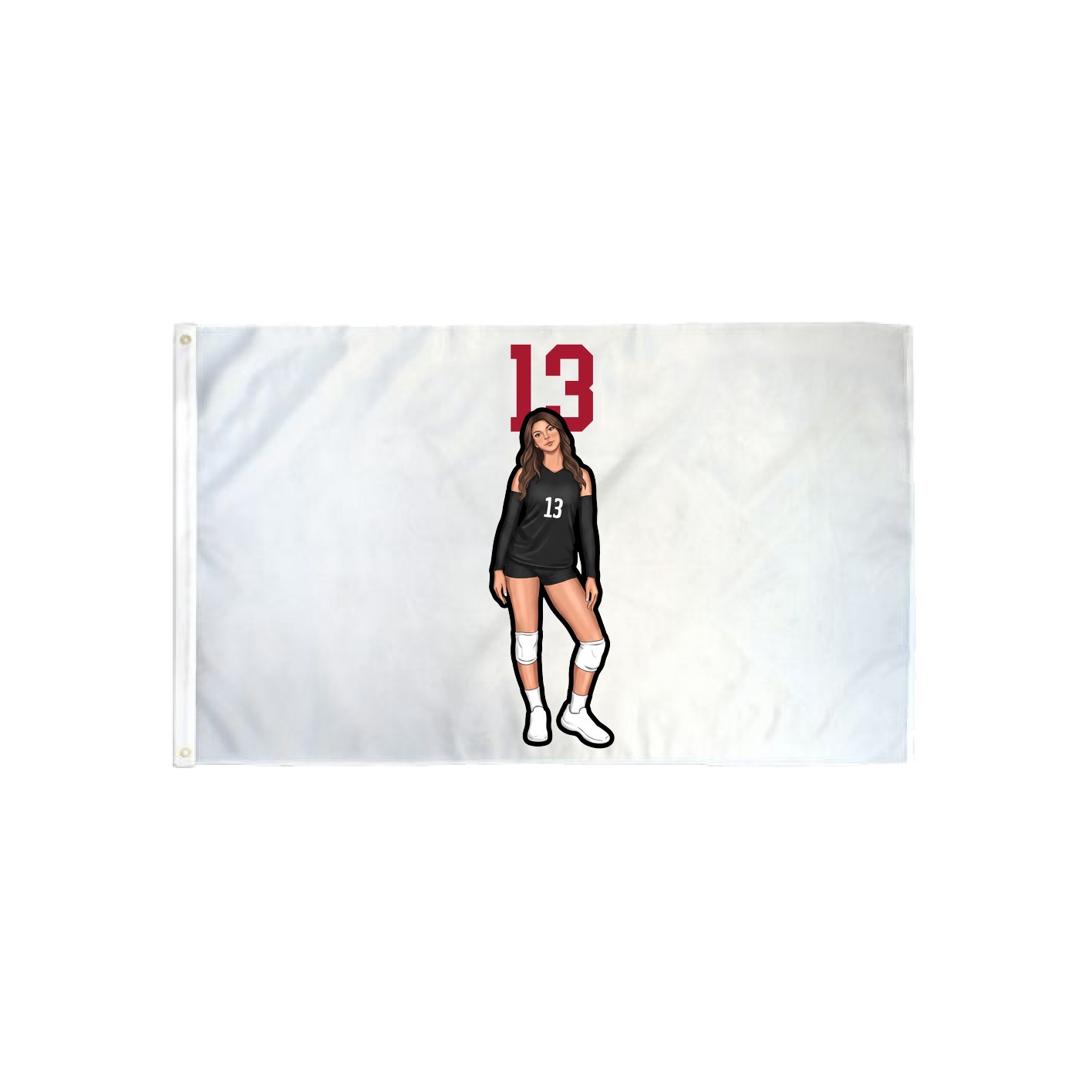 3x5 Flag — Number Top in Classic