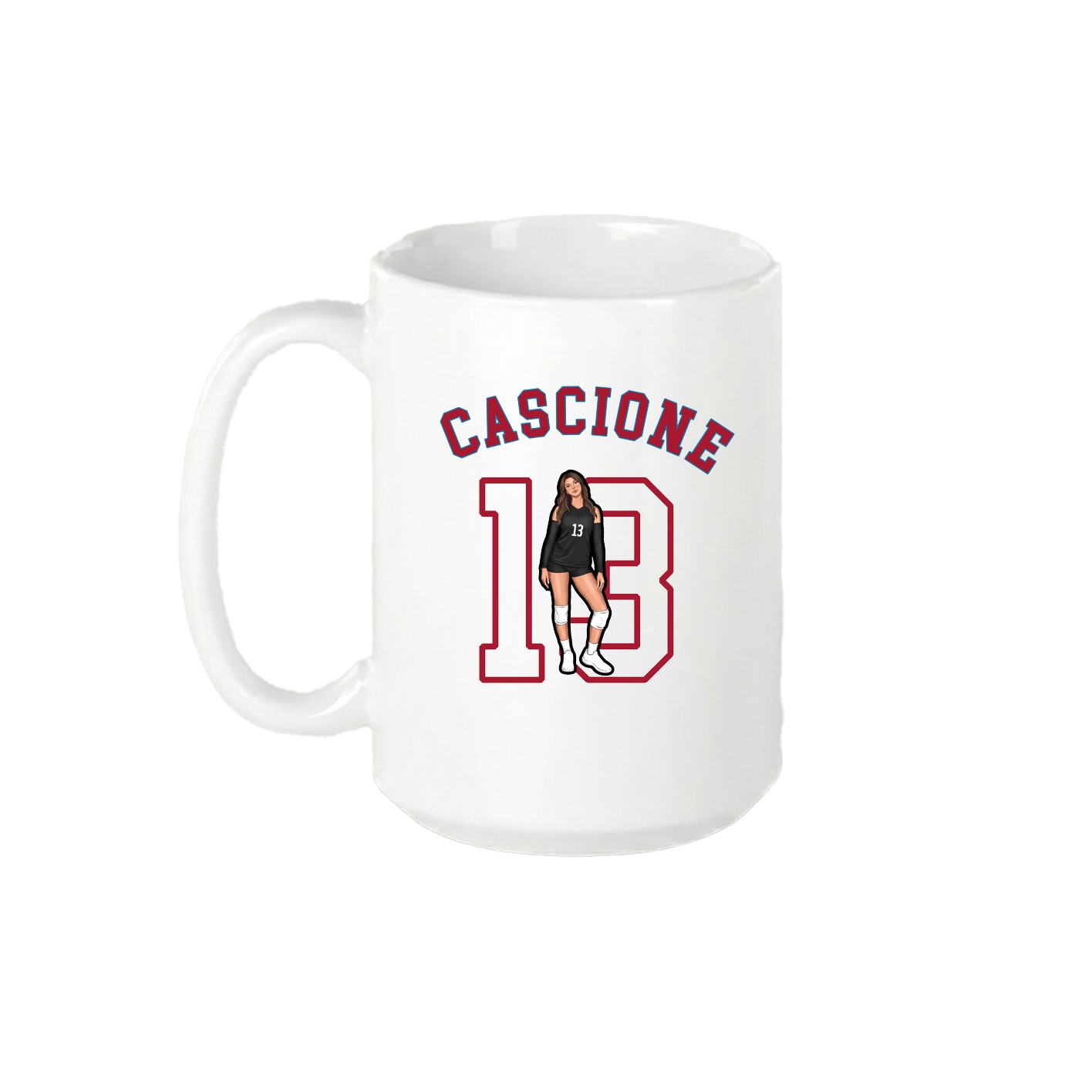 15oz Coffee Mug — Shirsey Arch in White