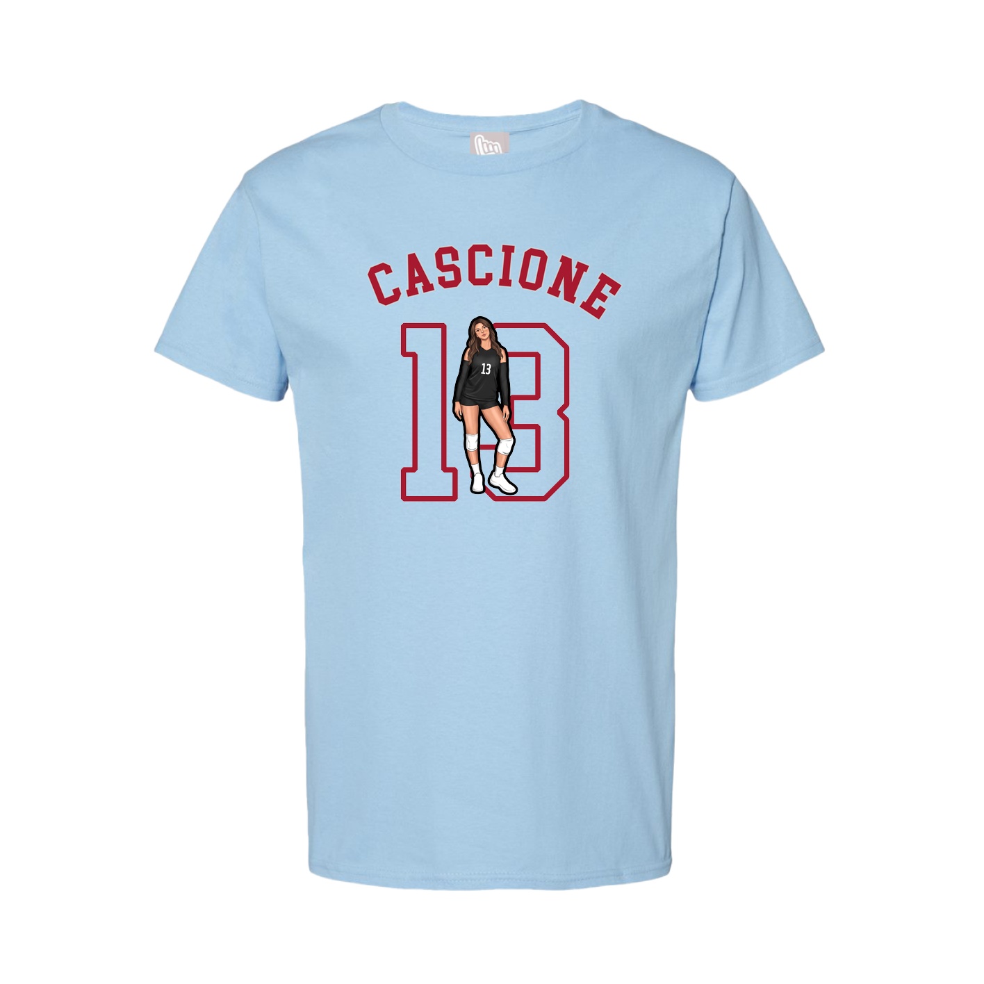 Youth Tee — Shirsey Arch in Light Blue