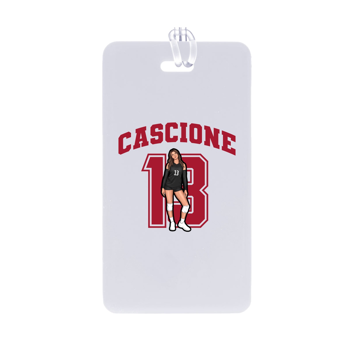 Bag Tag — Number in Classic