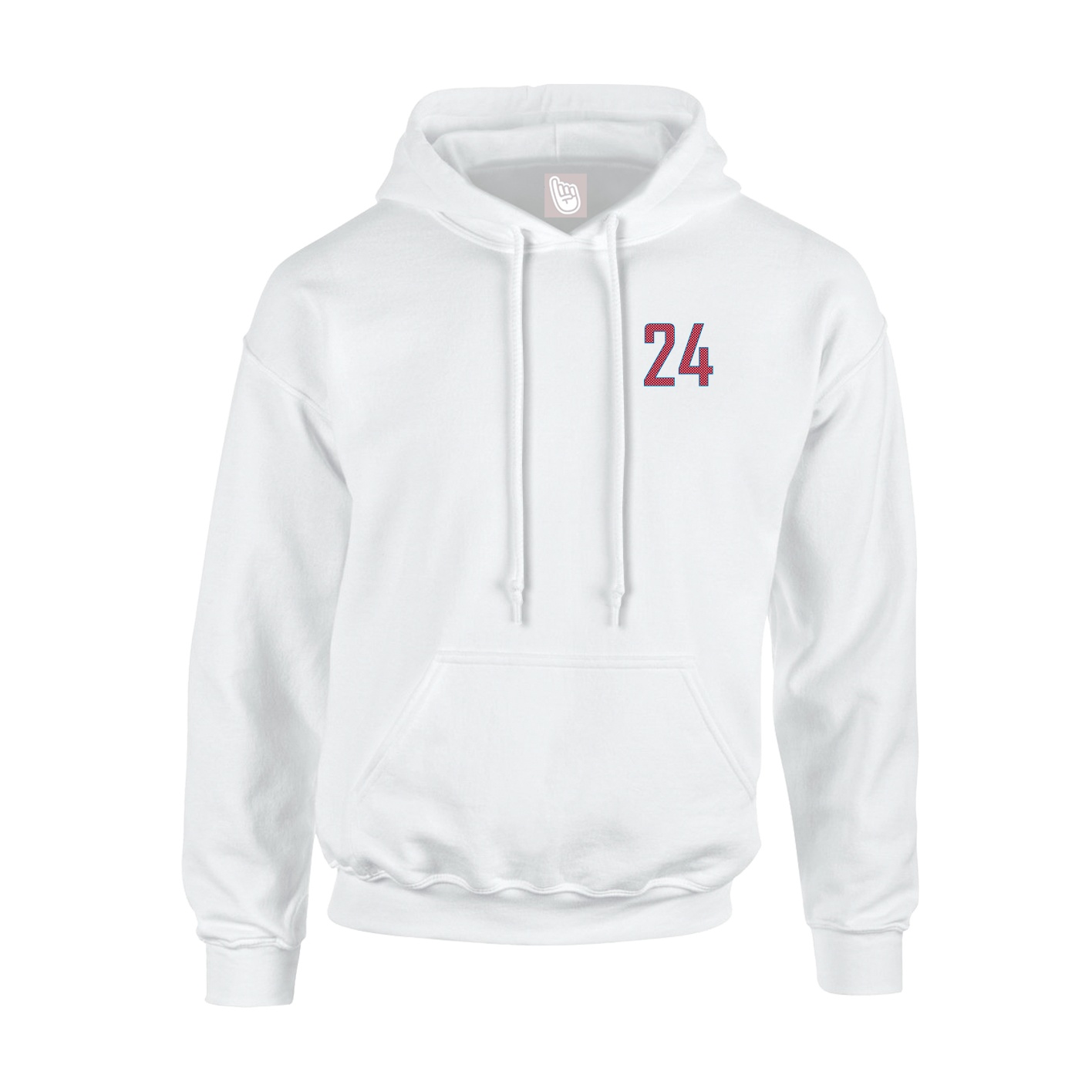 Youth Hoodie — Front Shirsy in White