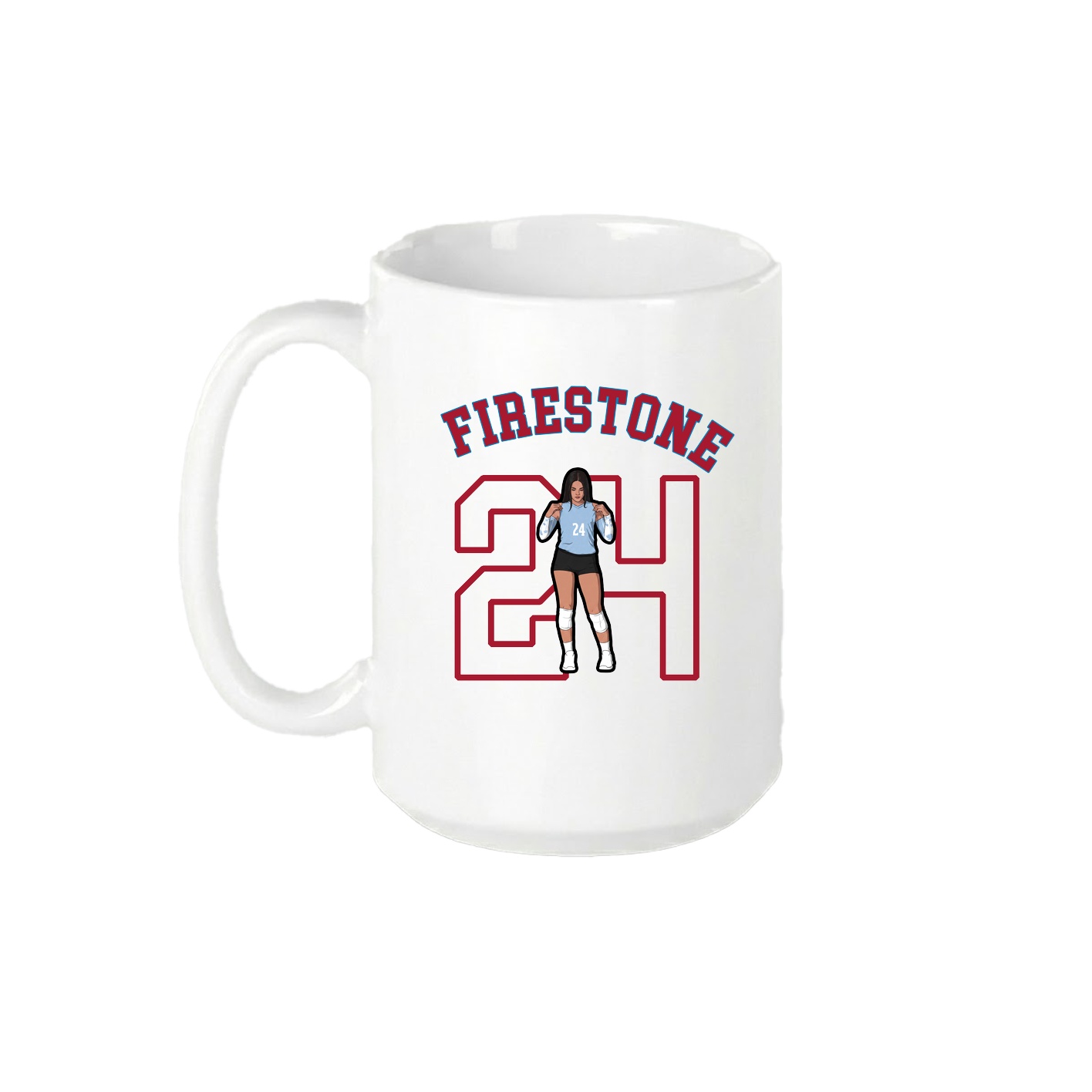 15oz Coffee Mug — Shirsey Arch in White